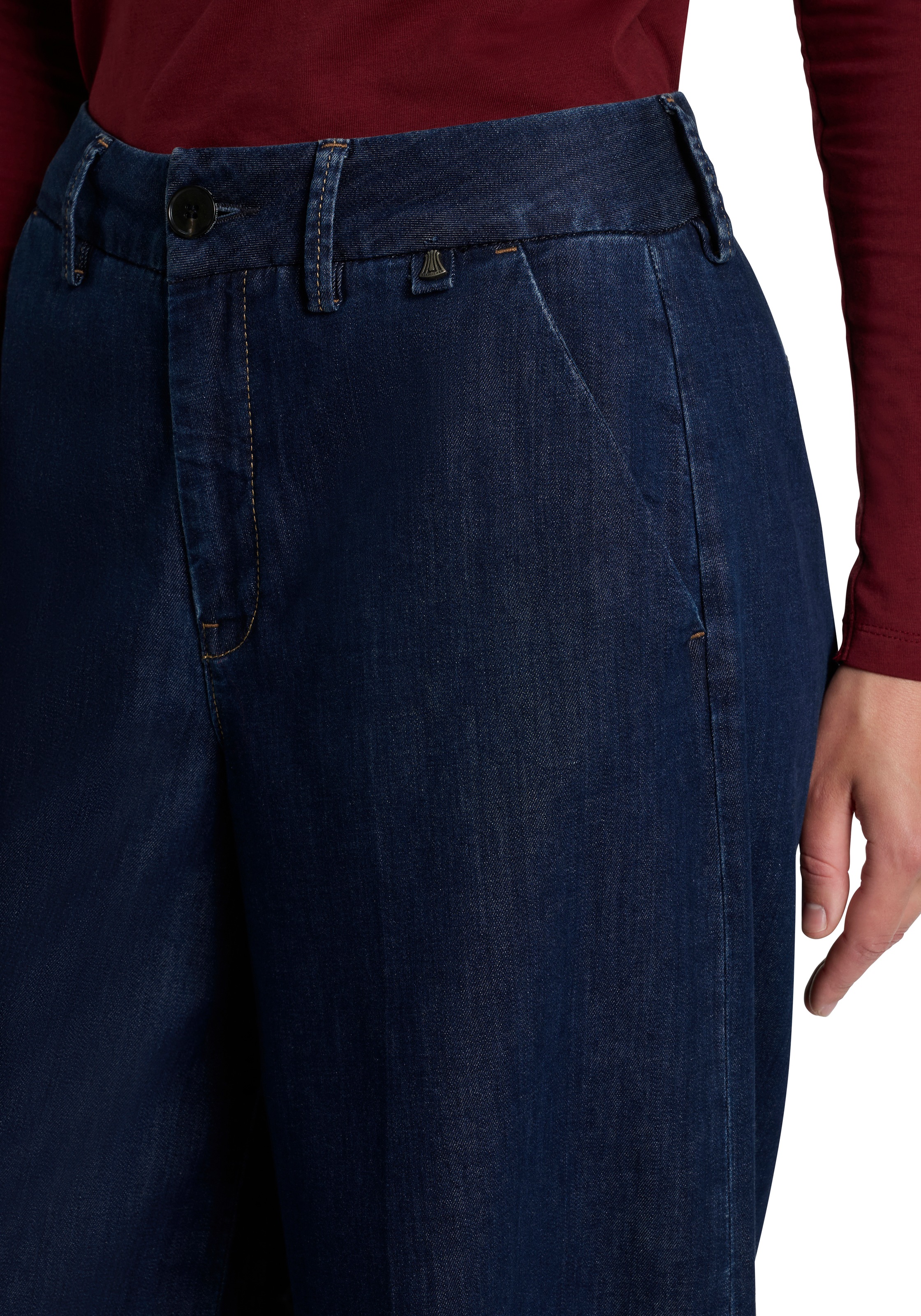 Herrlicher Weite Jeans »Lovely Palazzo Recycled Denim Light«, Palazzo