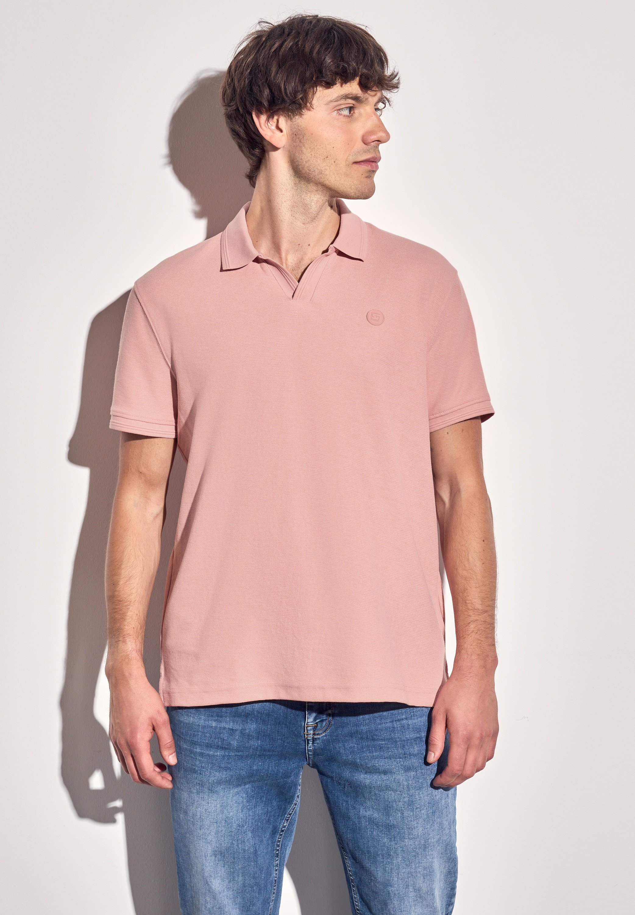 STREET ONE MEN Poloshirt, im soften Baumwoll-Mix günstig online kaufen