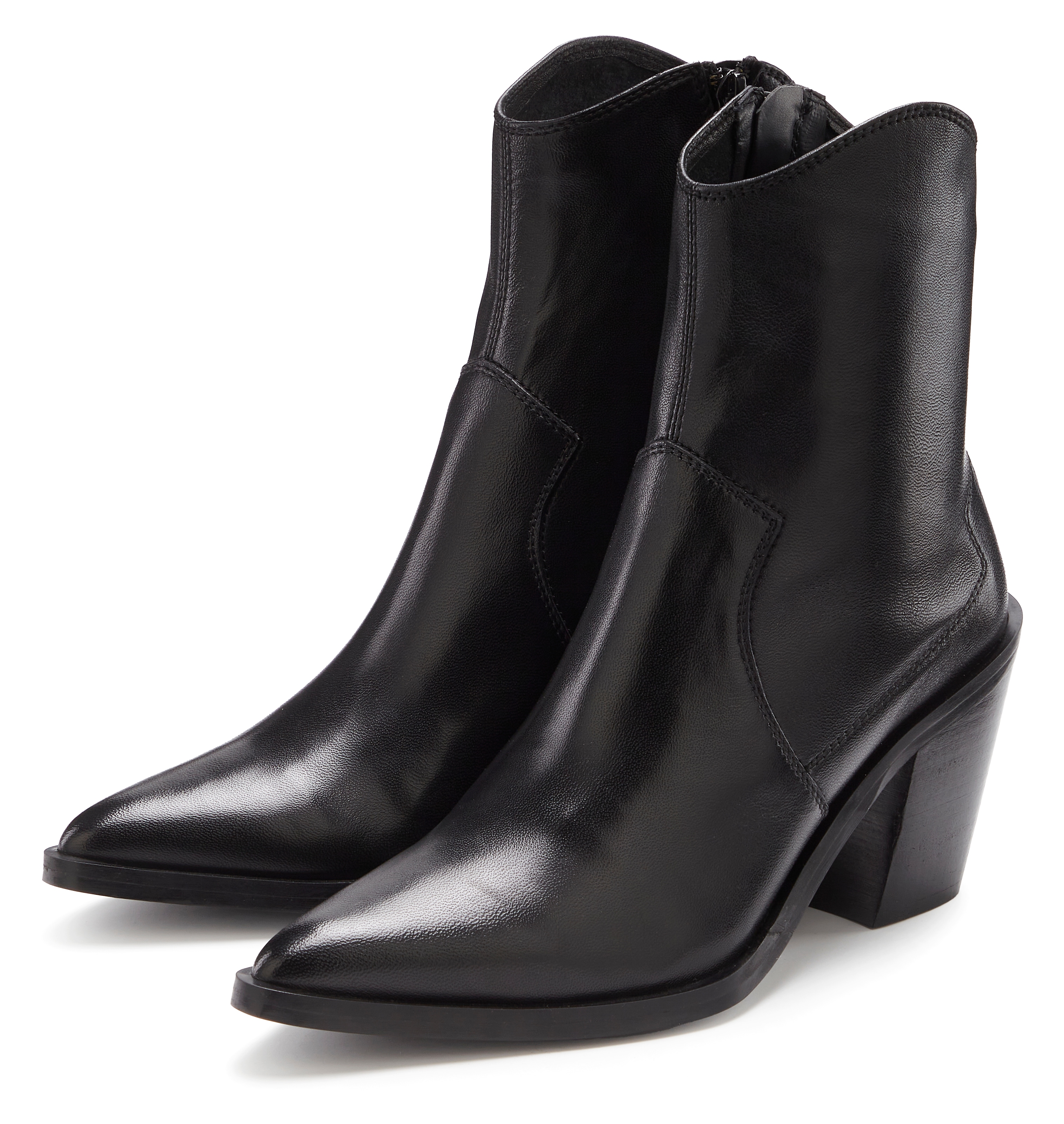 French Connection Stiefelette "Cowboy Boots, Western Boots, Boots, Stiefel, Lederstiefelette" NEU Ankle Boots, Cowboy Stiefelette, Western Stiefelette aus Leder