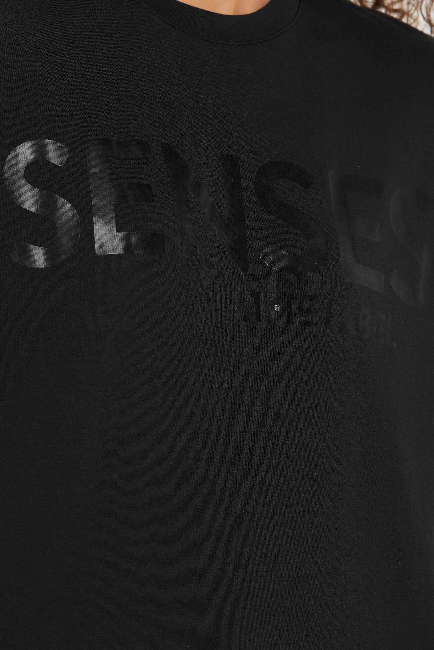 SENSES.THE LABEL Rundhalsshirt aus Baumwolle