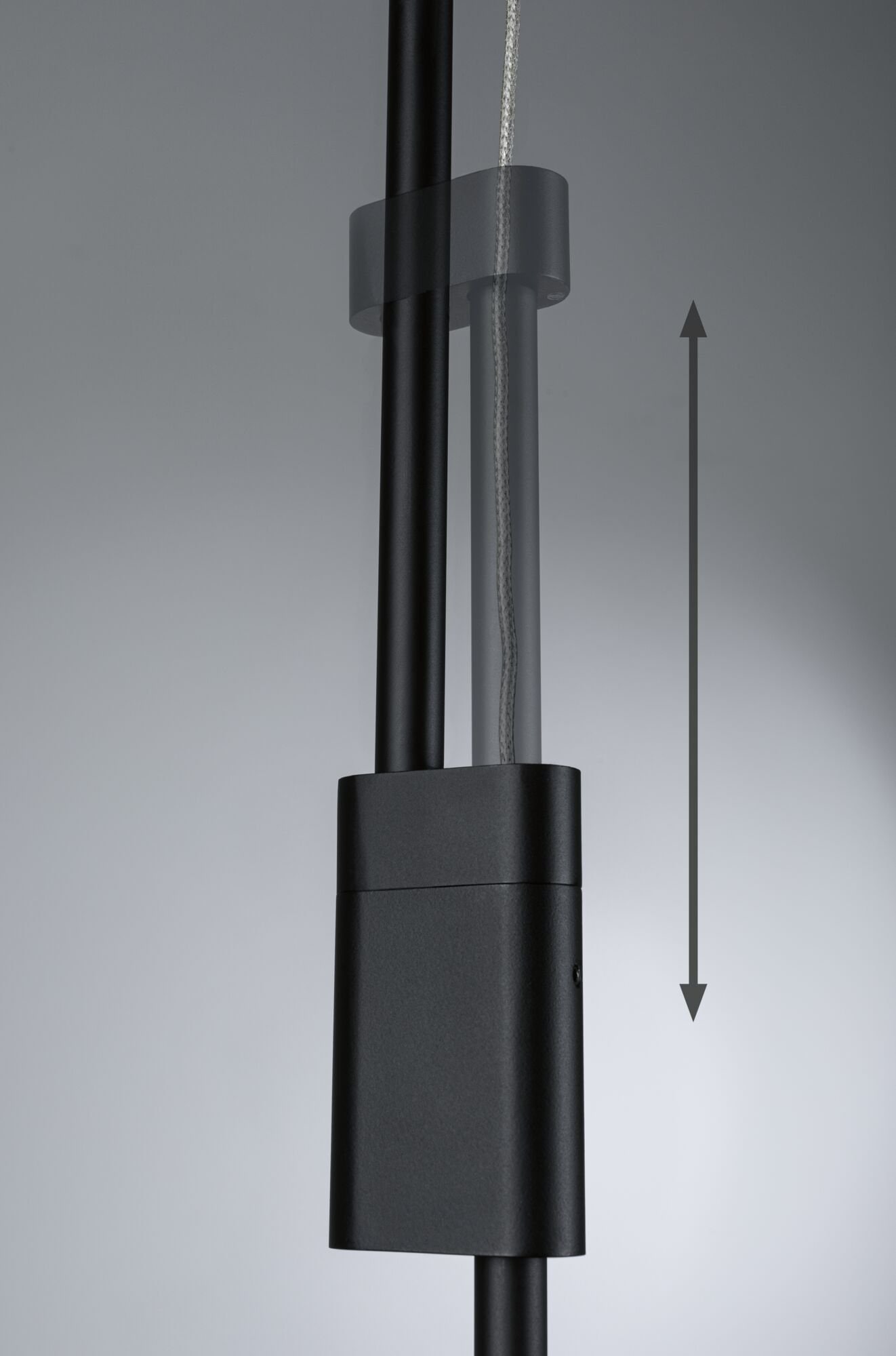 Paulmann LED Pendelleuchte »Puric Pane Effect Smart Home Zigbee 6x6W schwarz 230V Metall«, 6 flammig-flammig, dimmbar
