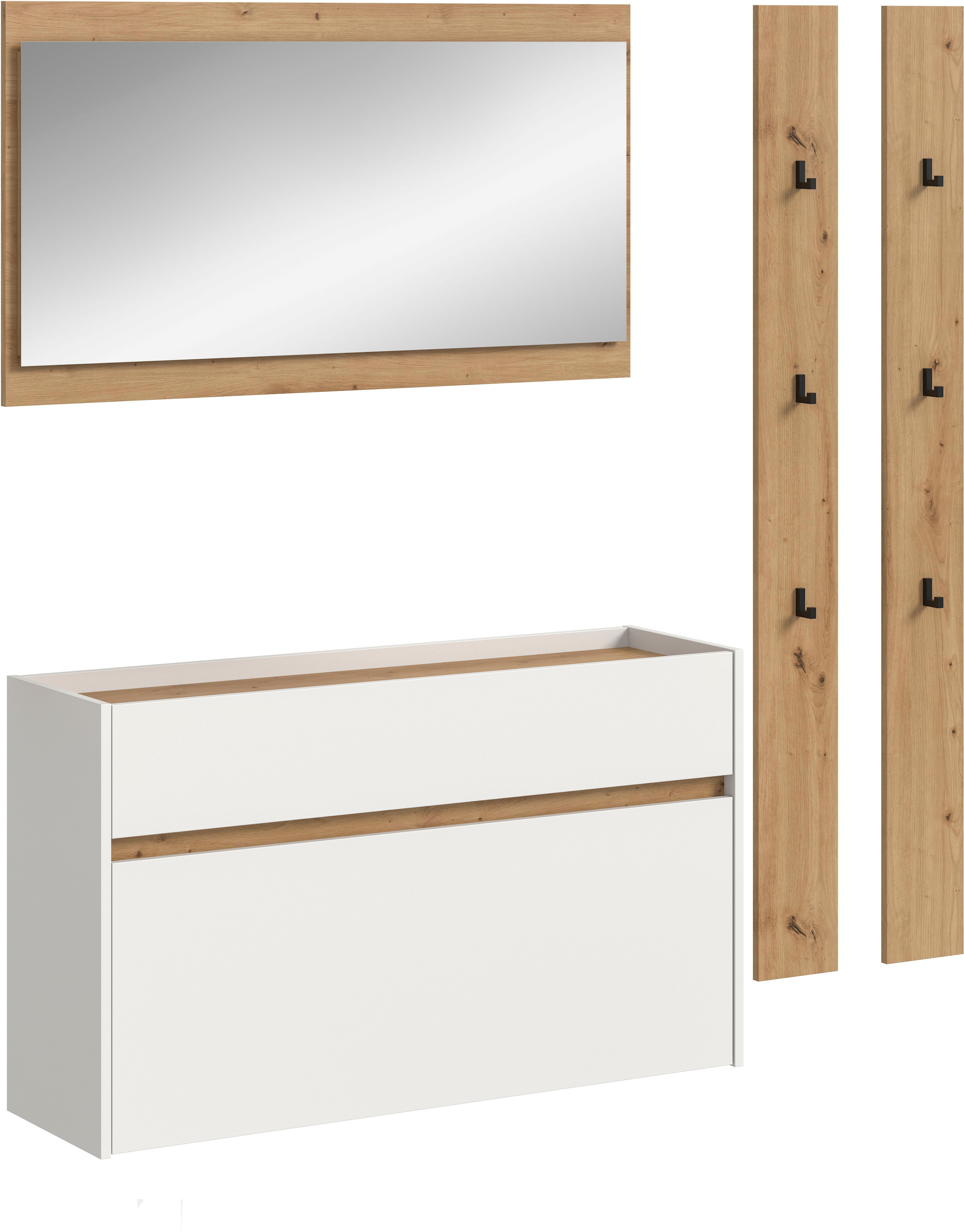 INOSIGN Garderoben-Set "EVRID, 4-teilig, Breite 172 cm, individuell hängbar günstig online kaufen
