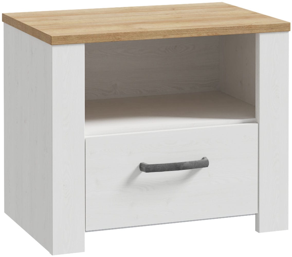 FORTE Nachtkommode B/H/T 61,6/52/42 cm, in 2 Dekoren erhältlich
