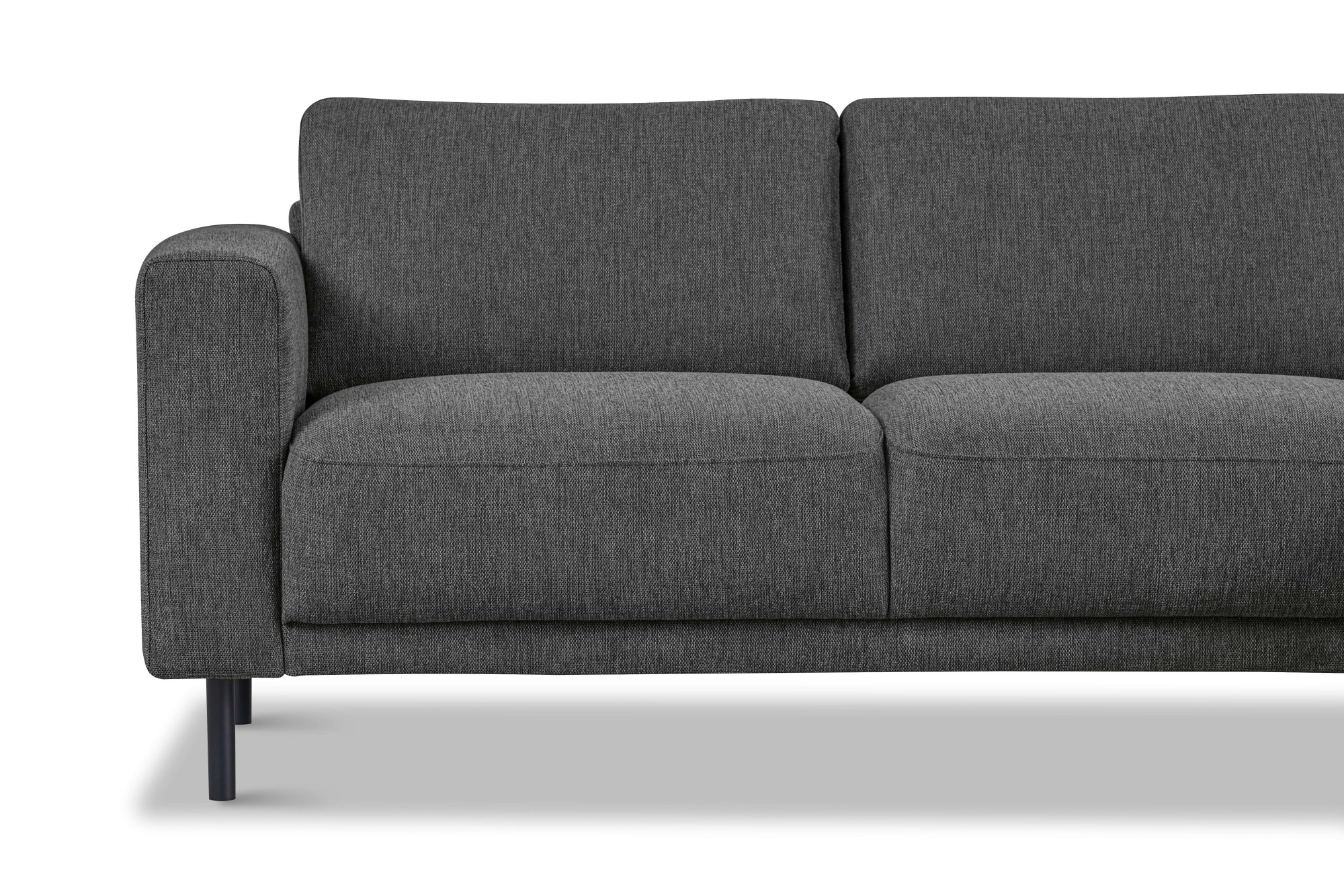 Home affaire Ecksofa »Sveeva, L-Form, B.238 cm, schwarze Metallfüße« langlebiger Webstoff, mit Wellenunterfederung, viele Farben