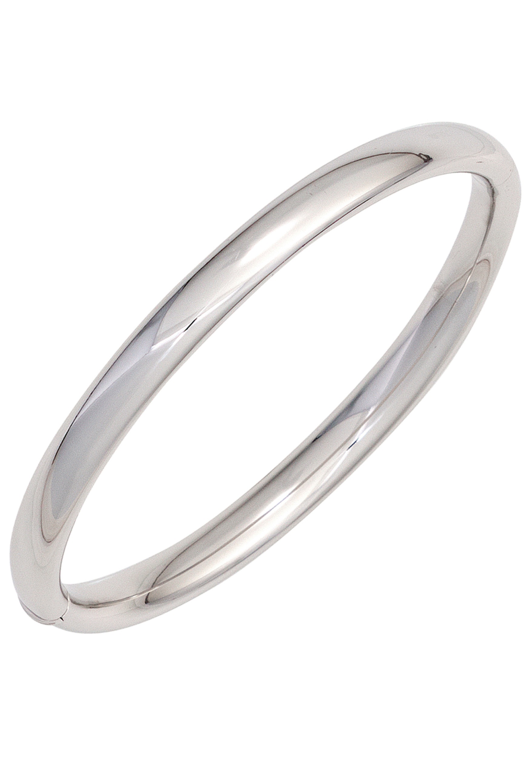 Armreif JOBO, silber (silber 925), Armbänder, Damen, Silber 925 (Sterlingsilber), Armreif, oval 925 Silber 2