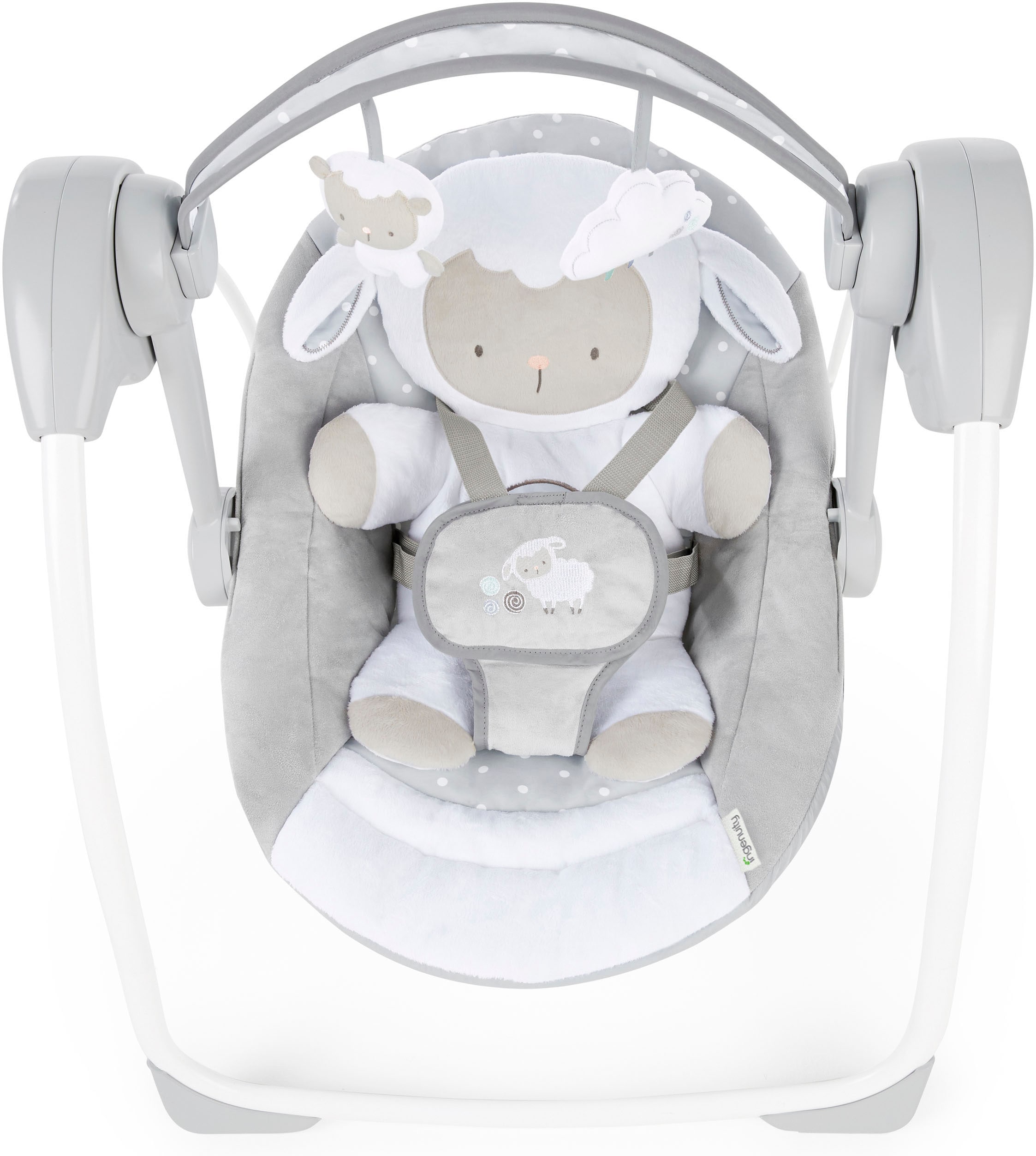 ingenuity Babyschaukel »Comfort 2 Go, Cuddle Lamb«, bis 9 kg, tragbar