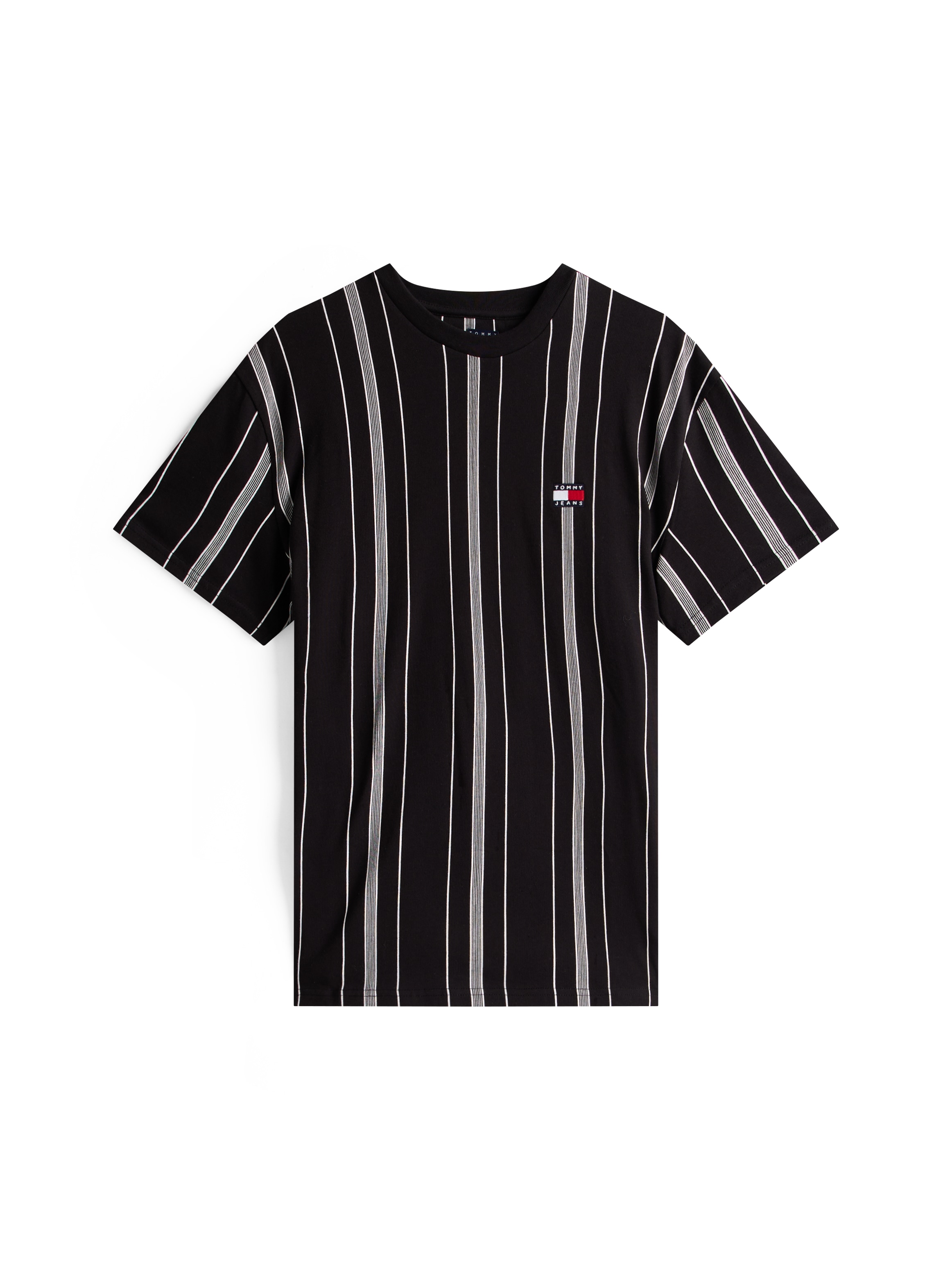 Tommy Jeans T-Shirt »TJM REG VERT STRIPE SS TEE«, modisch gestreift