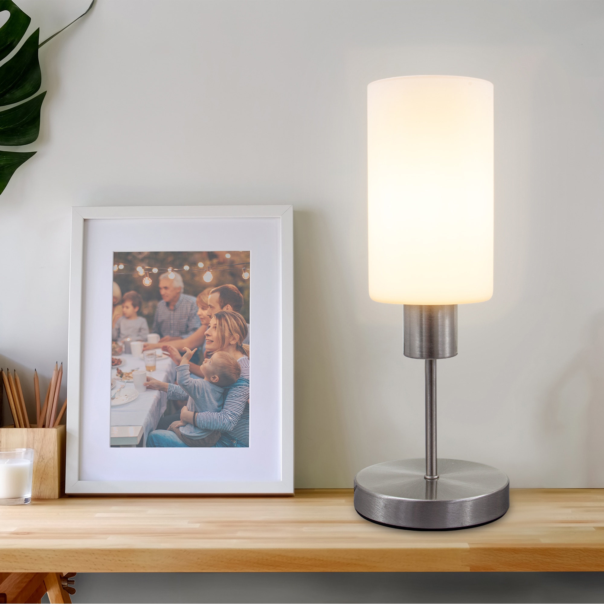 flammig-flammig, Touchdimmer Tischlampe, mit Kabelschalter, über bestellen BAUR Tischleuchte, 1 3-stufig | B.K.Licht dimmbar