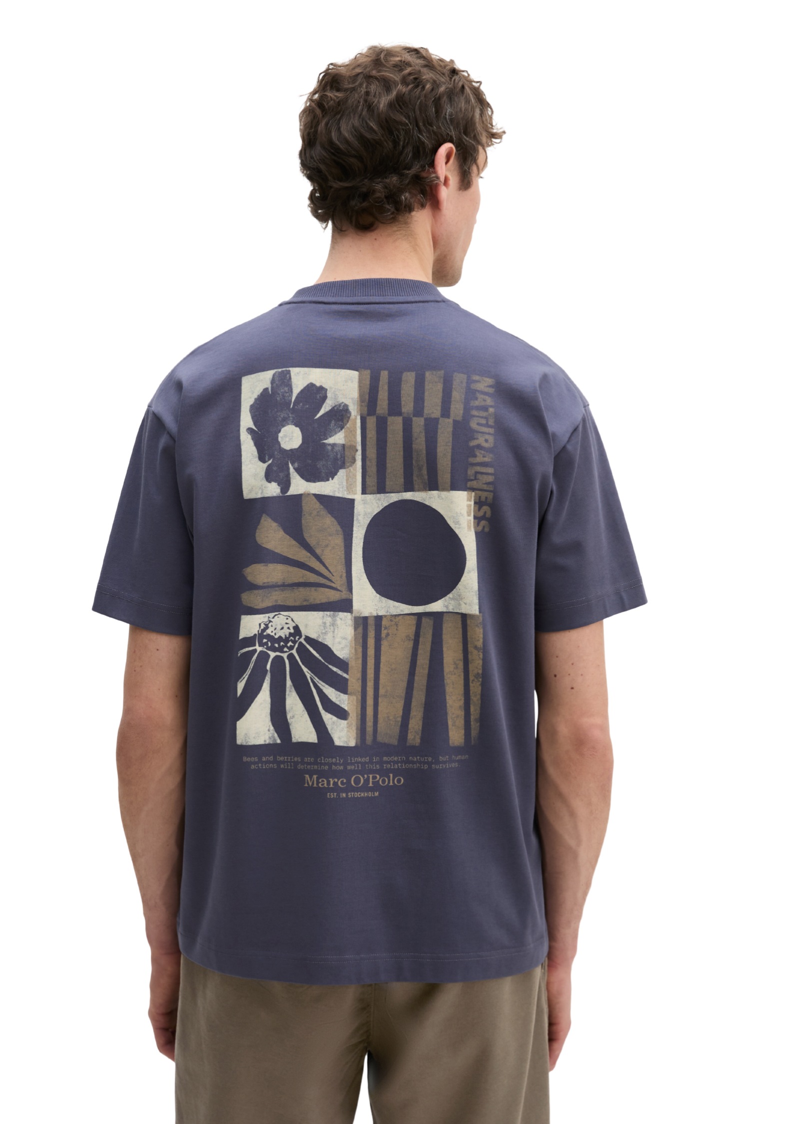 Marc OPolo T-Shirt loose fit mit Rückenprint günstig online kaufen