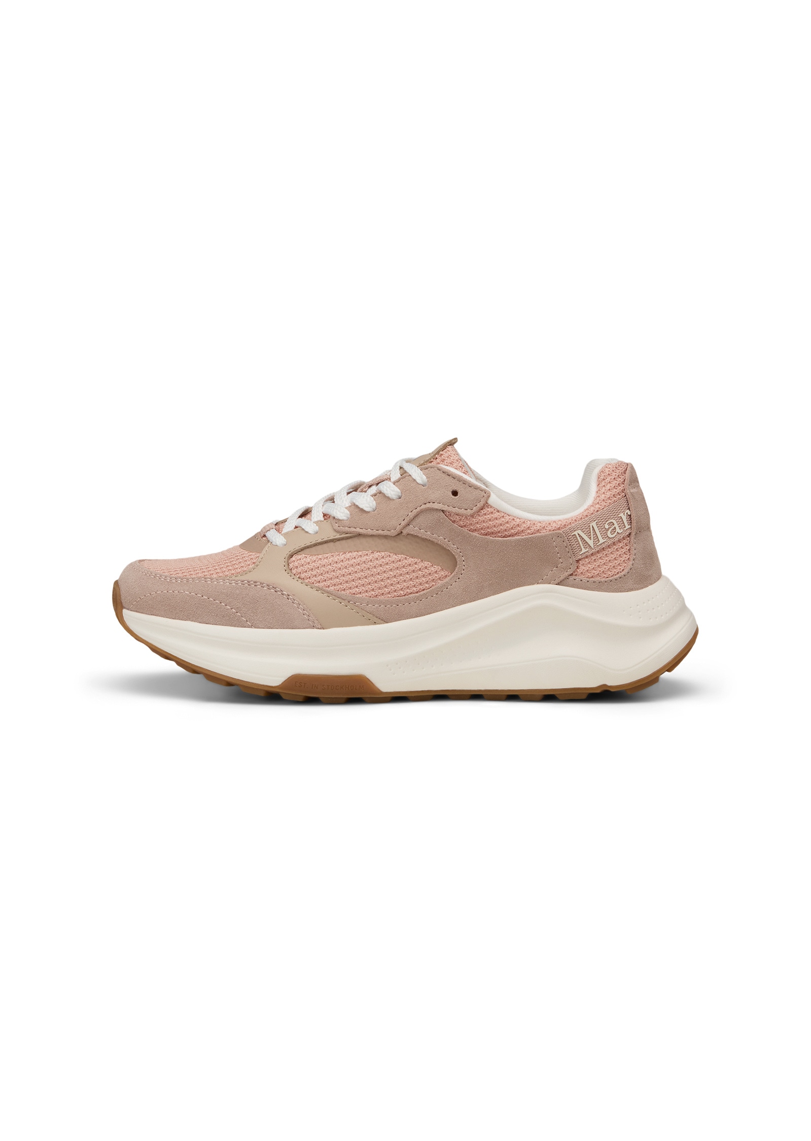 Marc O'Polo Sneaker »aus Rindleder mit Mesh-Einsatz«