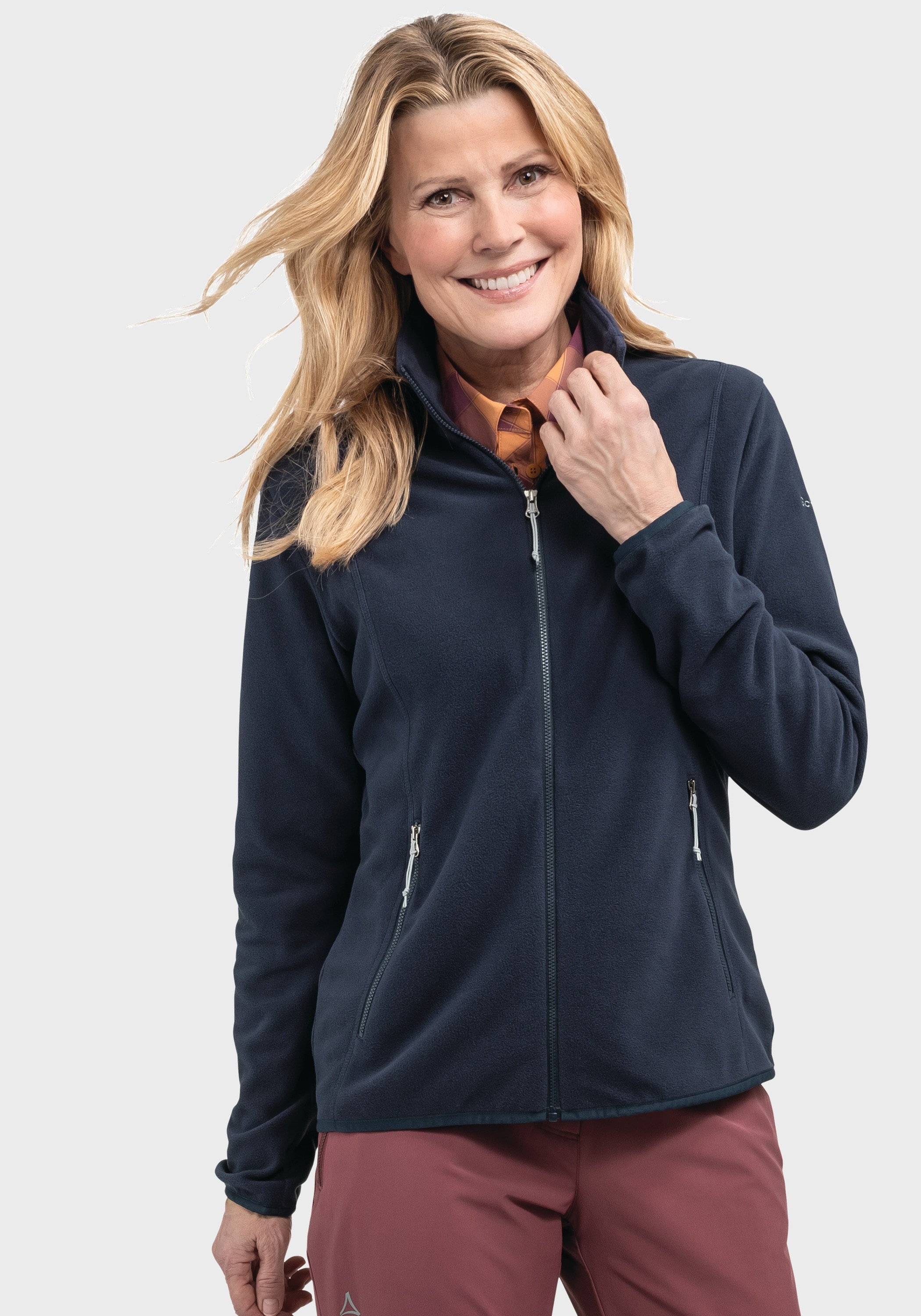 Schöffel Fleecejacke »Hiking Fleece Jk Style Ash WMS«, ohne Kapuze