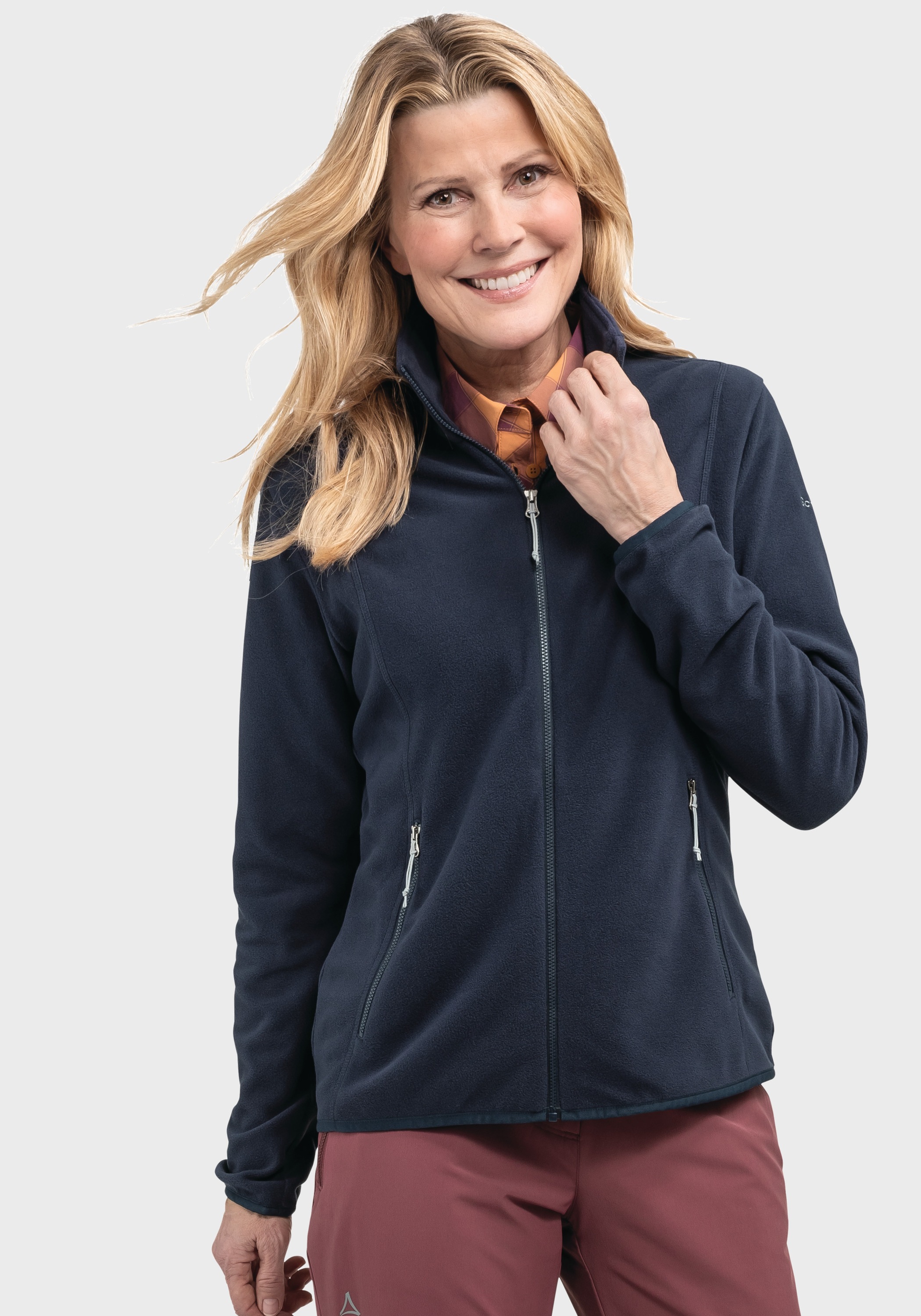 Thumbnail - Schöffel Fleecejacke "Hiking Fleece Jk Style Ash WMS", ohne Kapuze