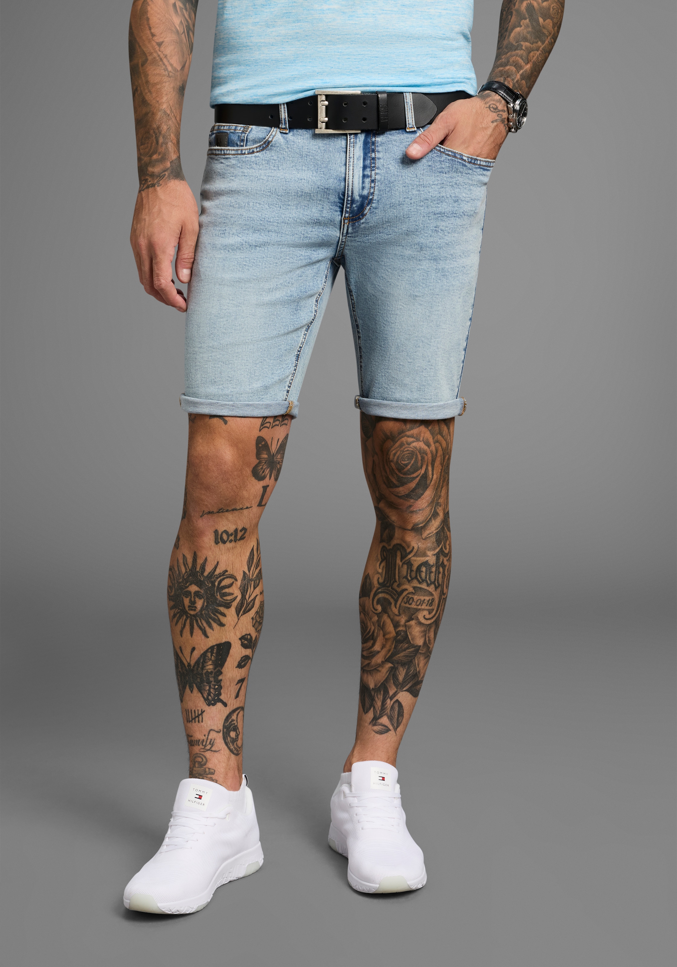 Bruno Banani Jeansshorts "Hutch-Shorts", niedrige Leibhöhe günstig online kaufen