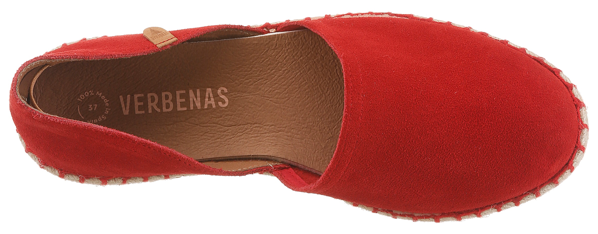 VERBENAS Espadrille »CARMEN SERRAJE«  Sommerschuh, Schlappen mit Jute-Rahmen