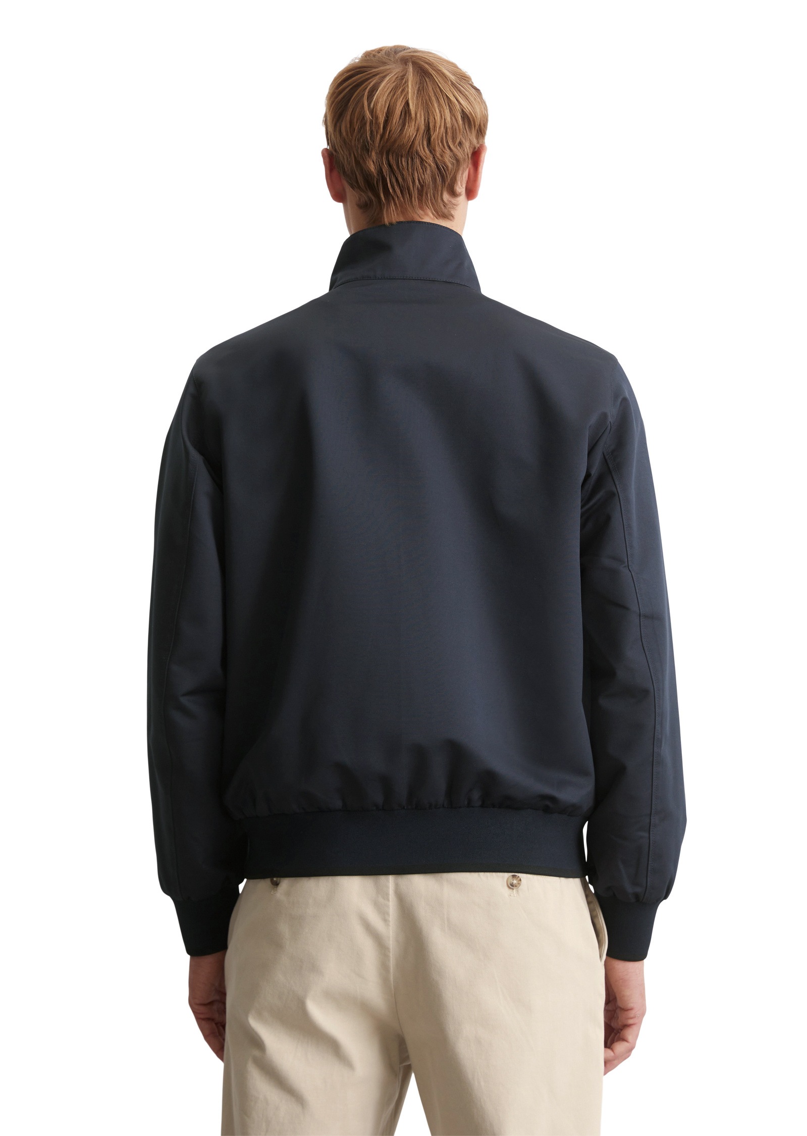 Marc O'Polo Outdoorjacke »aus wasserabweisendem Micro-Canvas«, ohne Kapuze