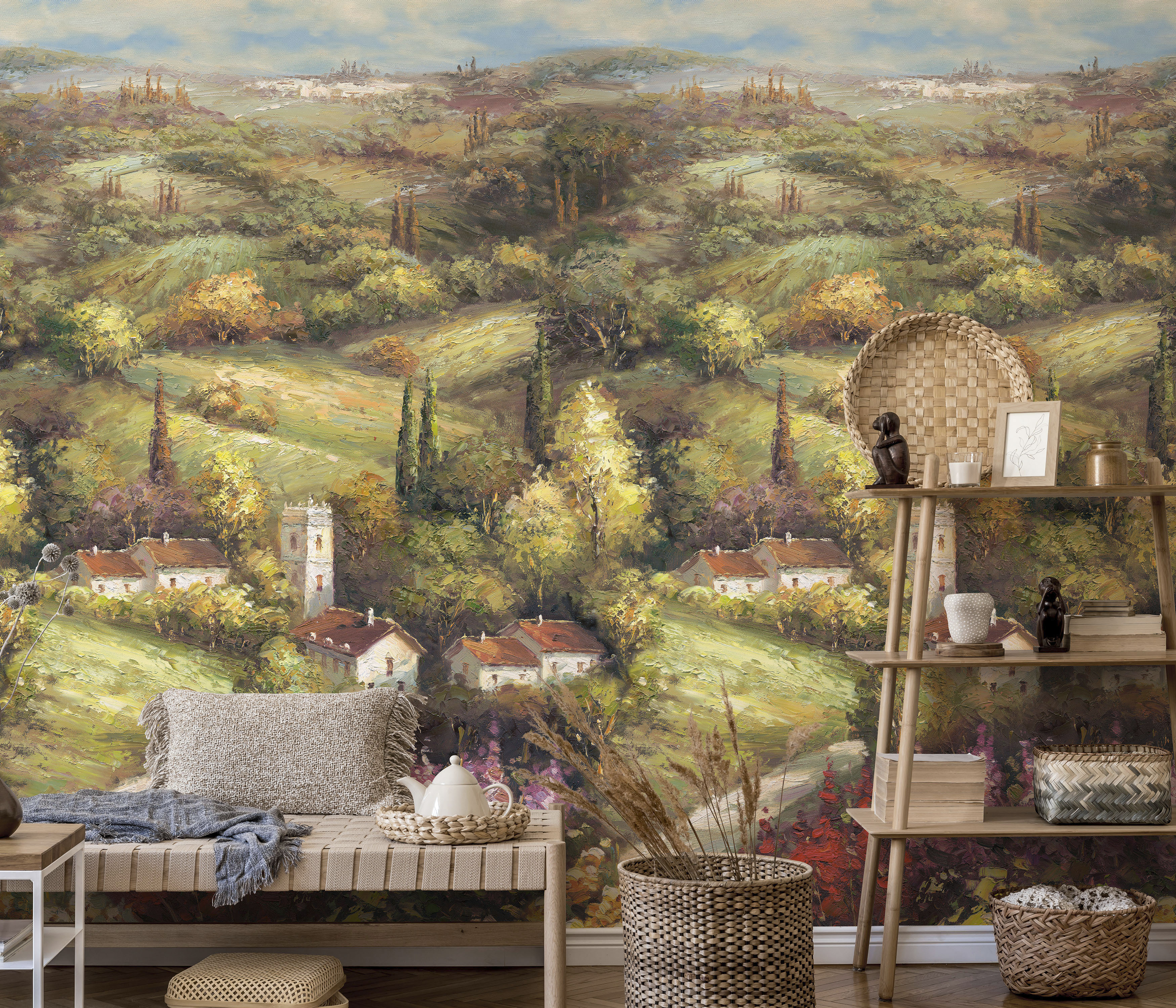 Fashion for walls Fototapete "Tuscany" floral glatt Phthalate frei