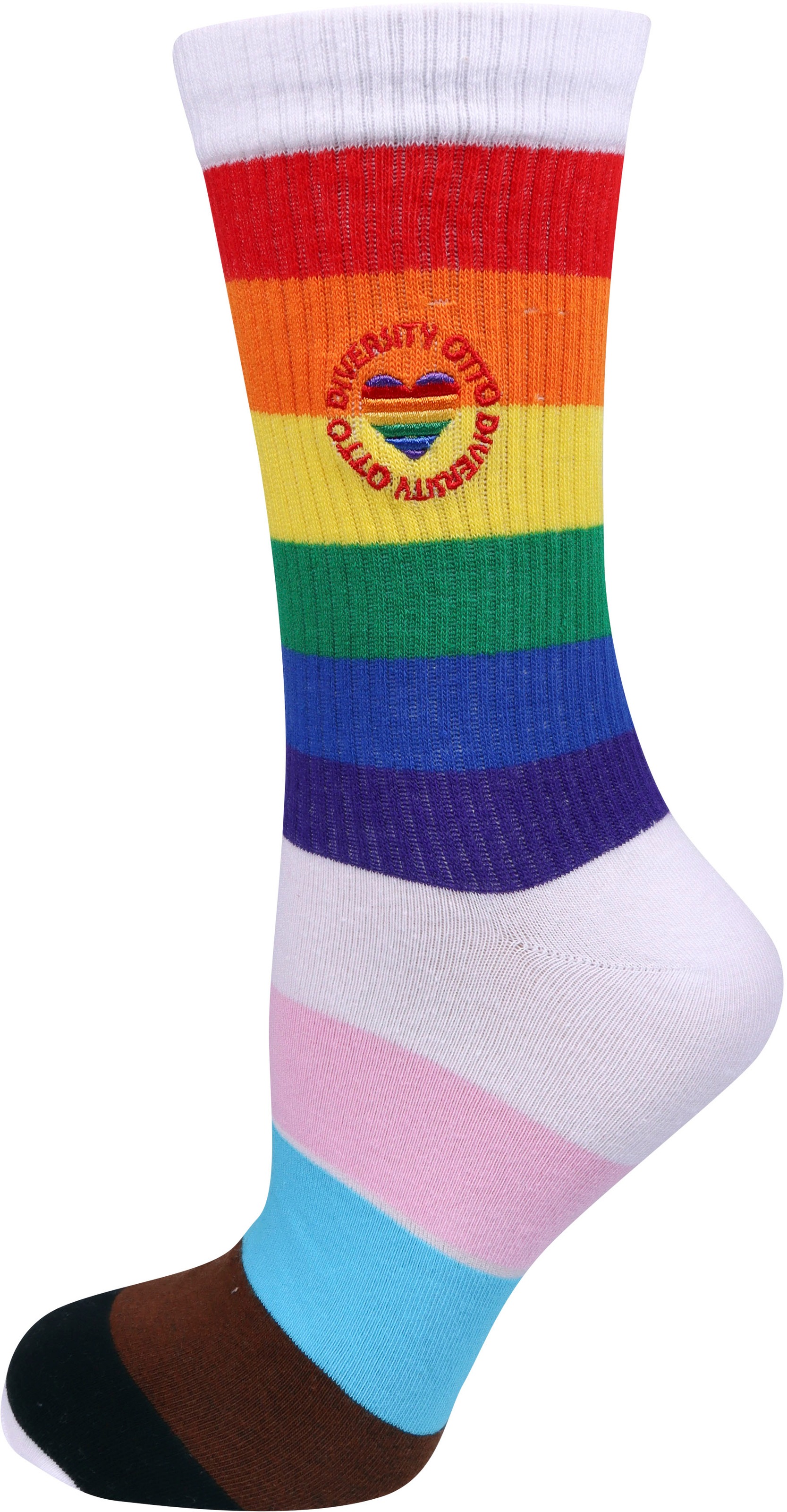 Capelli New York Socken, (2er-Pack), exklusive Pride Socken mit Otto Logo, mit Bio-Baumwolle, Diversity