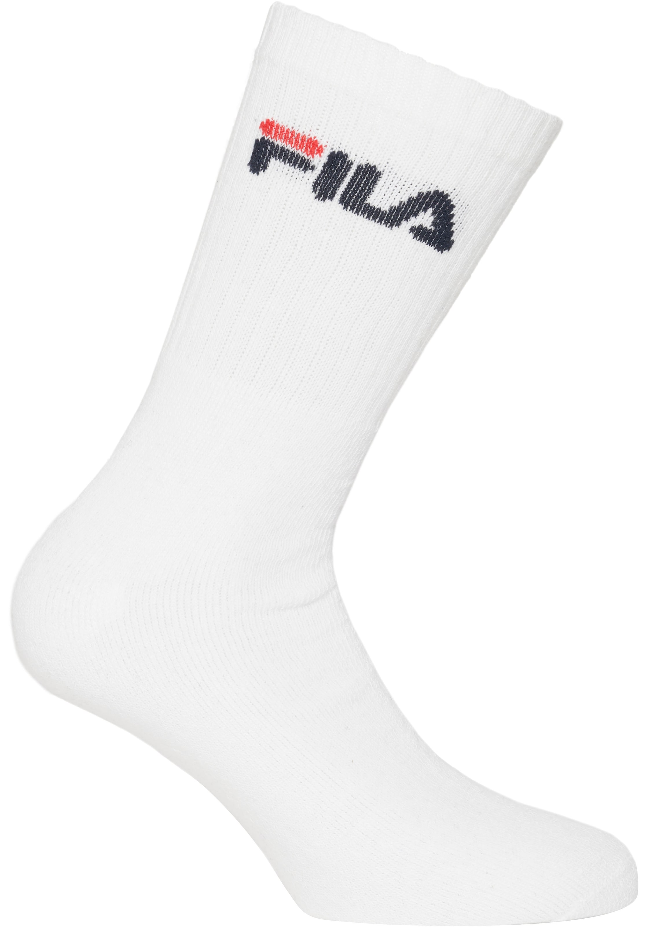 Fila Tennissocken, (3er Pack), mit verstärkten Belastungszonen