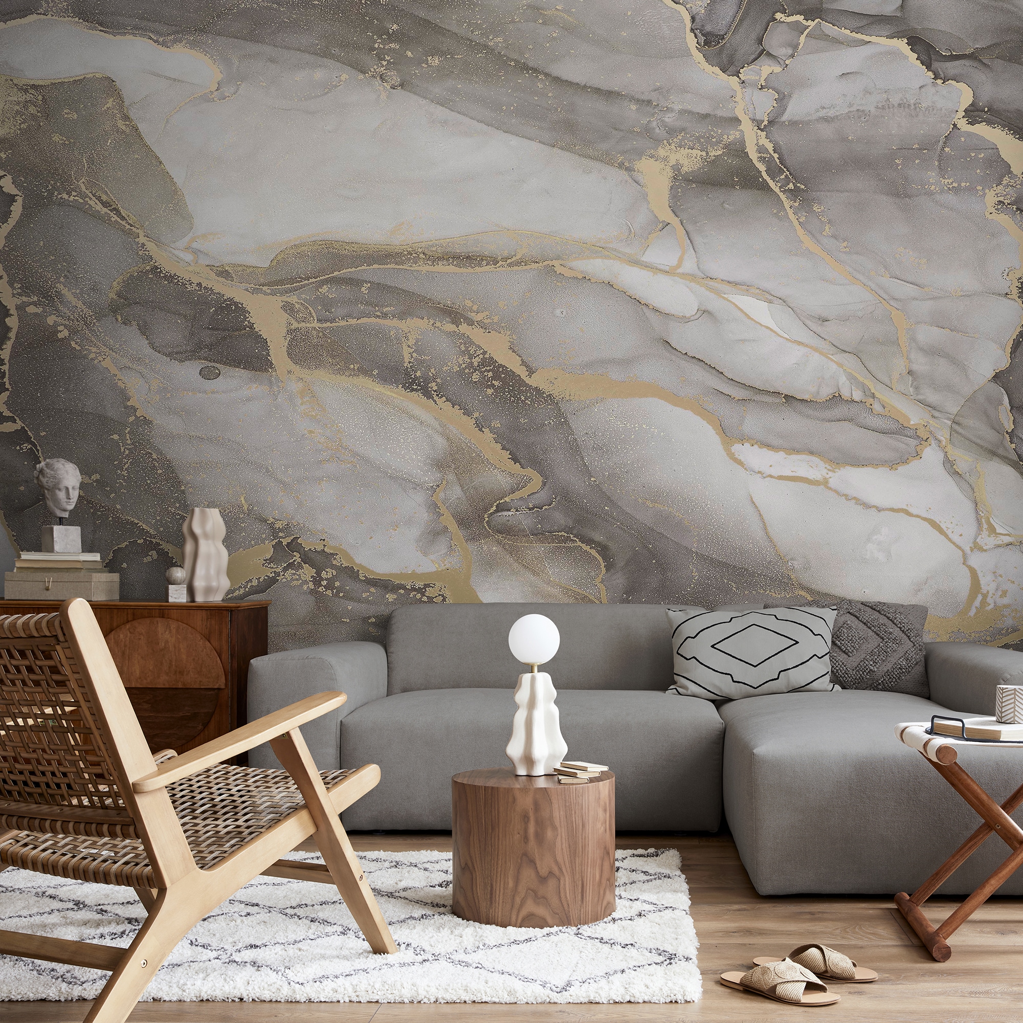 Art for the home Fototapete »Marmor« Steinoptik glatt Design Tapeten