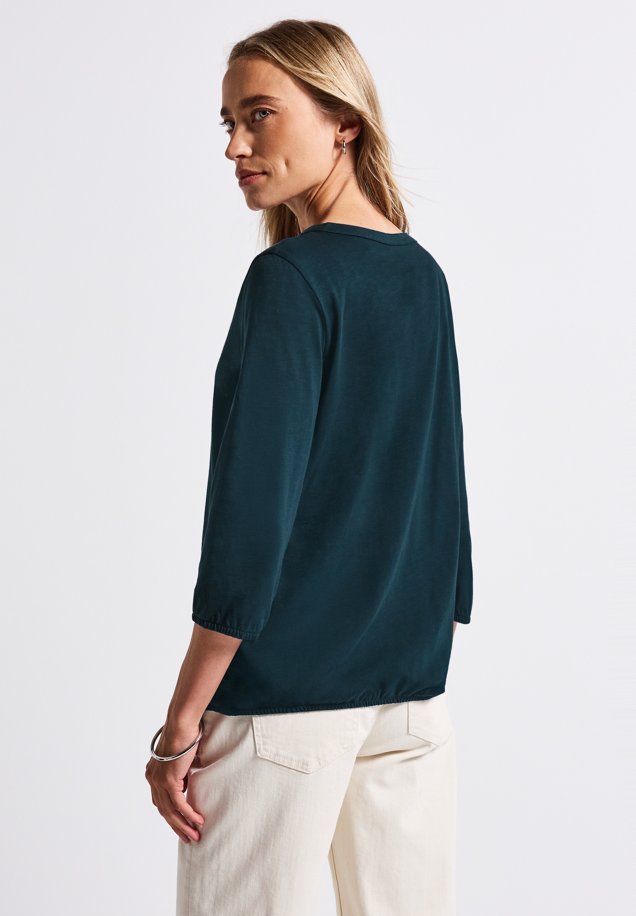 STREET ONE Tunikashirt, aus reiner Baumwolle