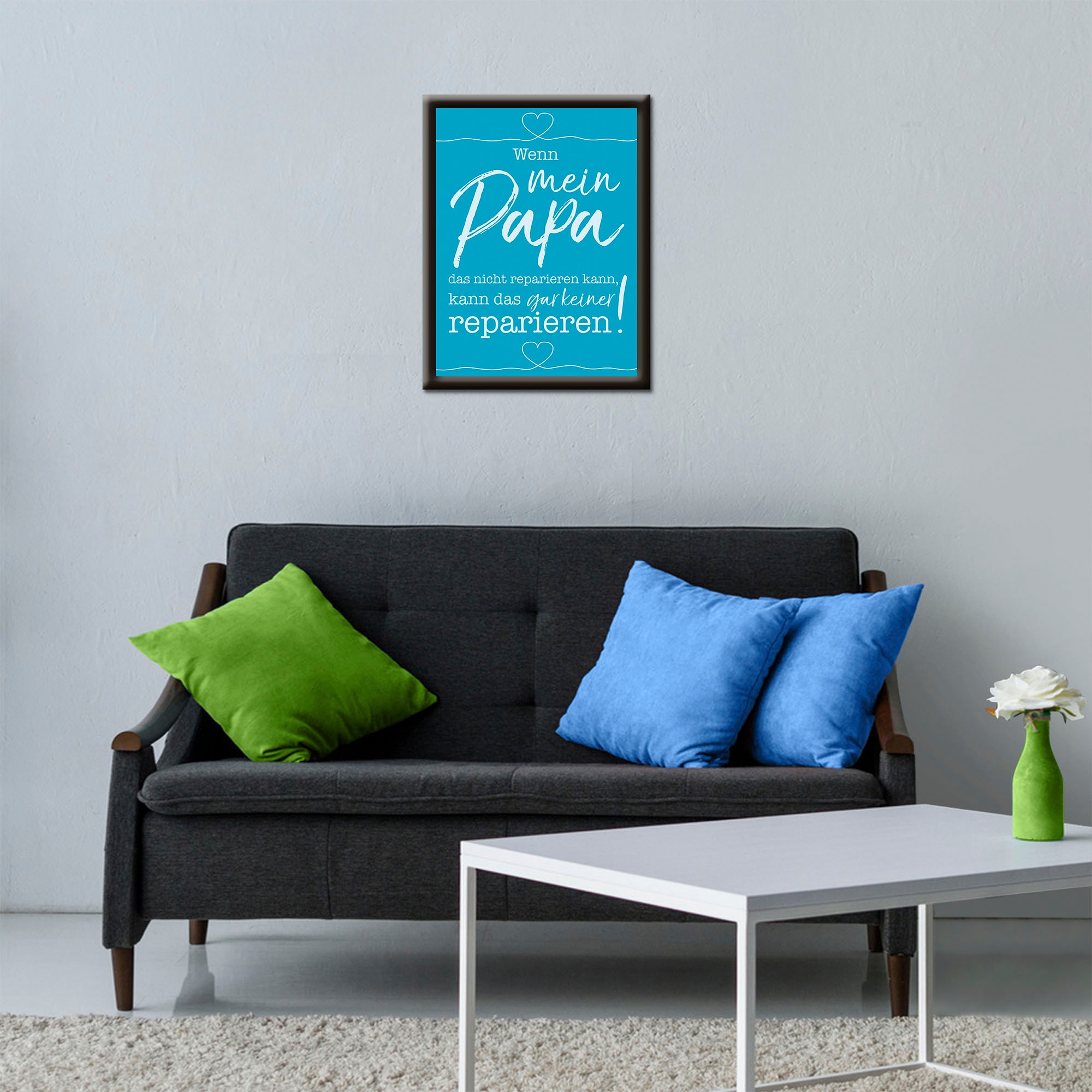 Artland Wandbild »Mein Papa«, Sprüche & Texte, (1 St.)