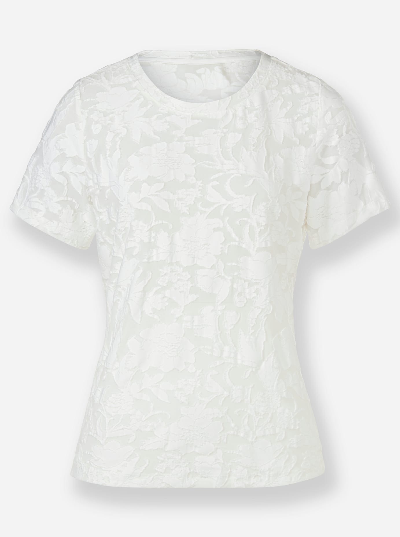heine T-Shirt »Spitzenshirt«, (1 tlg.)