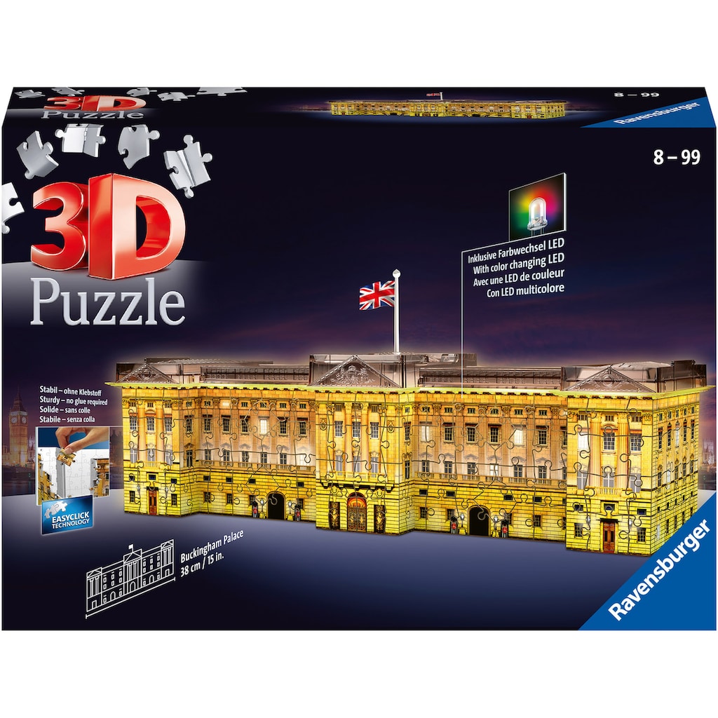 Ravensburger 3D-Puzzle »Buckingham Palace bei Nacht«