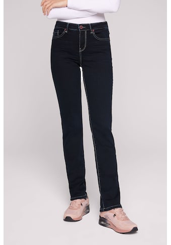 SOCCX Regular-fit-Jeans su Stretch-Anteil