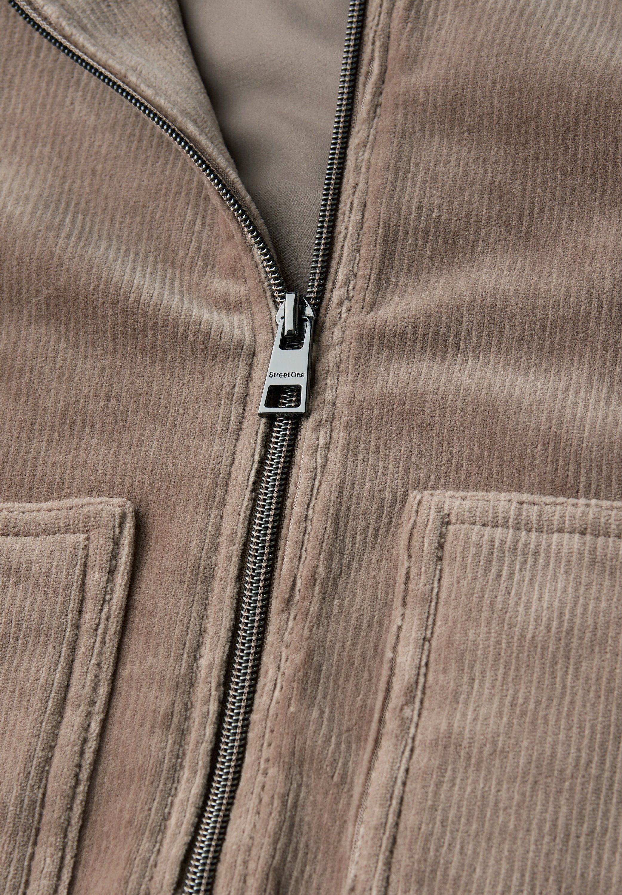STREET ONE Cordjacke, ohne Kapuze, im soften Baumwoll-Mix