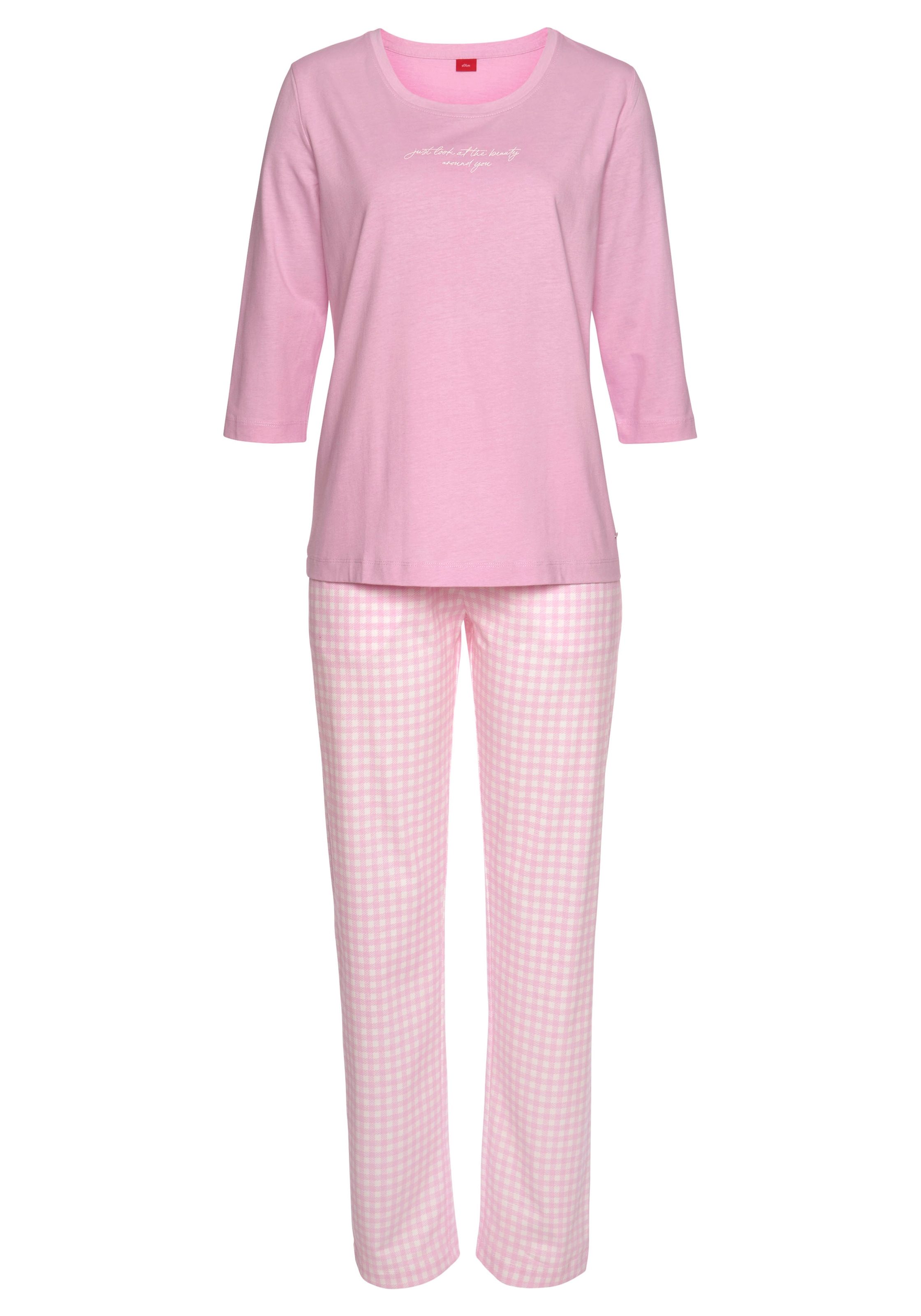 s.Oliver Pyjama, (2 tlg., 1 Stück) online bestellen | BAUR