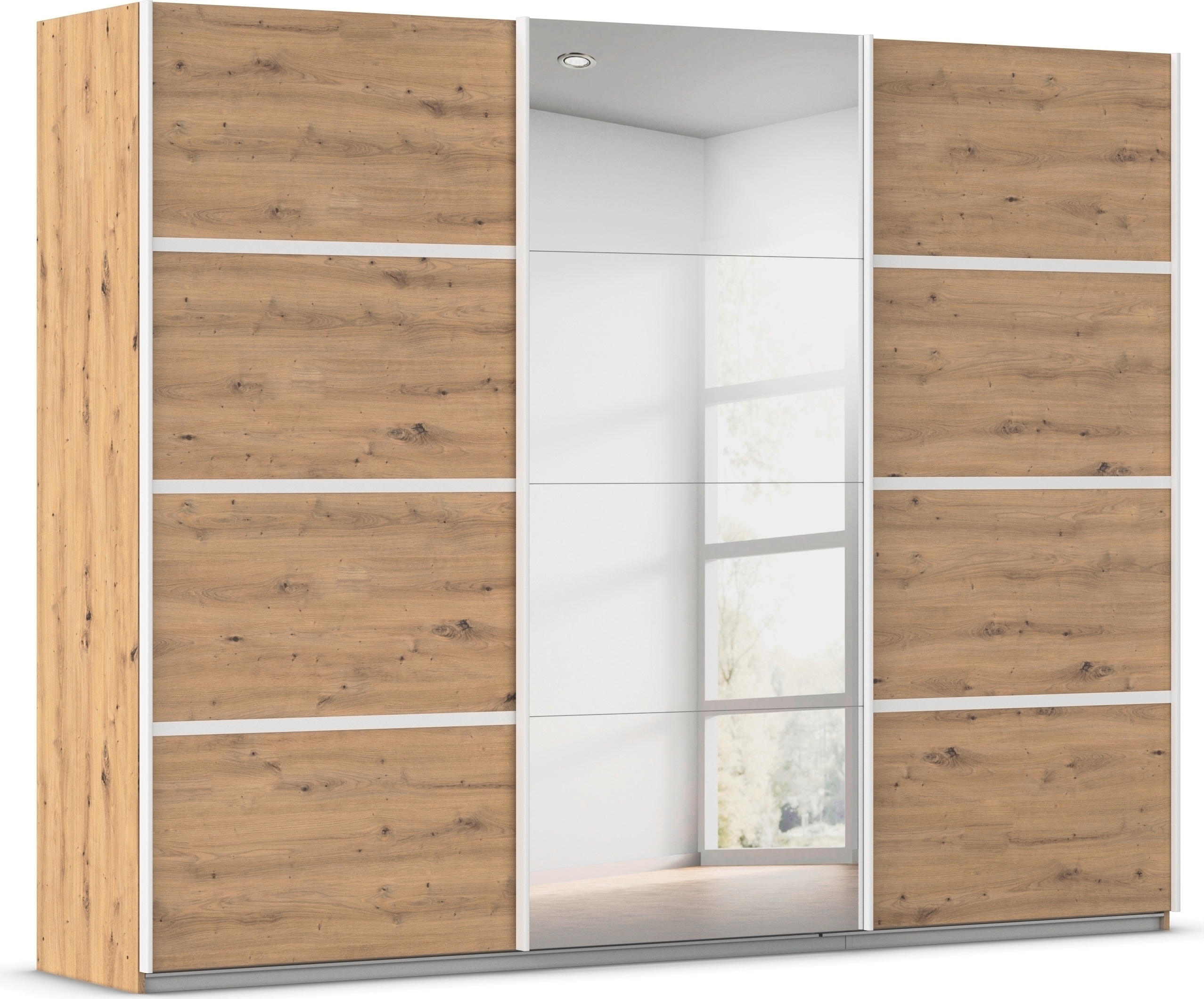 OTTO home Kleiderschrank "Mehrzweckschrank Aktenschrank Möbel Mietswohnung Schlafzimmer AVOLA" 3 verschiedene Ausstattungen BASIC/CLASSIC/PREMIUM (inkl. SOFT-CLOSE), mit eleganten Zierleisten in Chrom, Schwarz oder Weiß MADE IN GERMANY