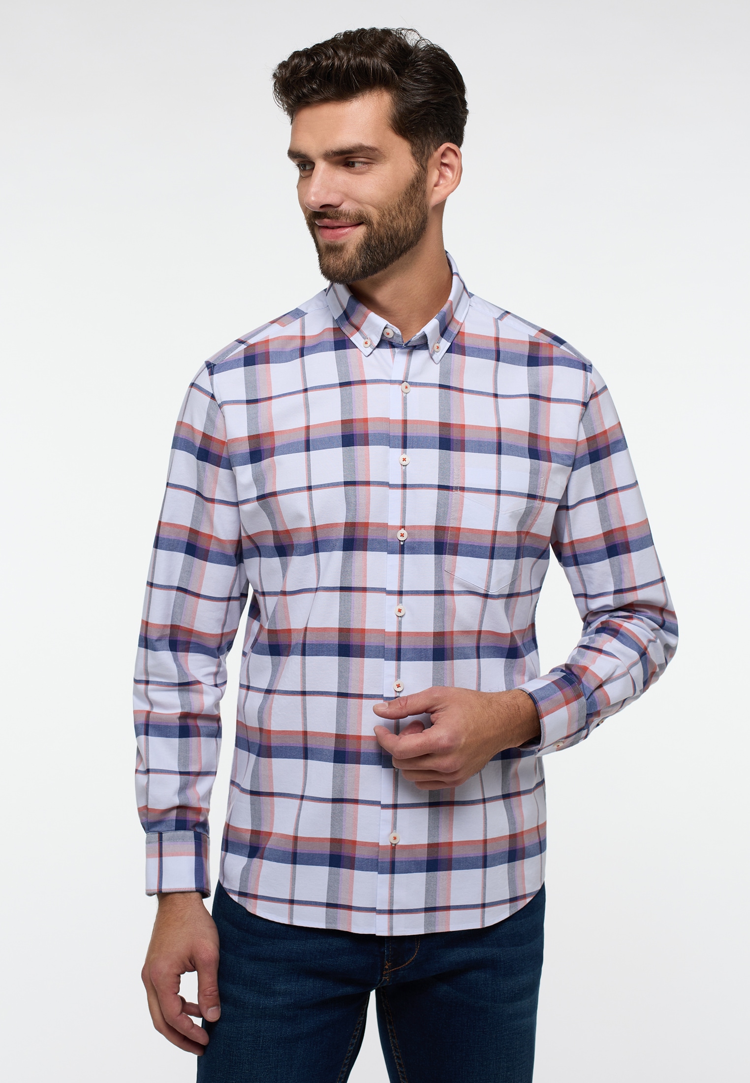 Eterna Langarmhemd "MODERN FIT" günstig online kaufen