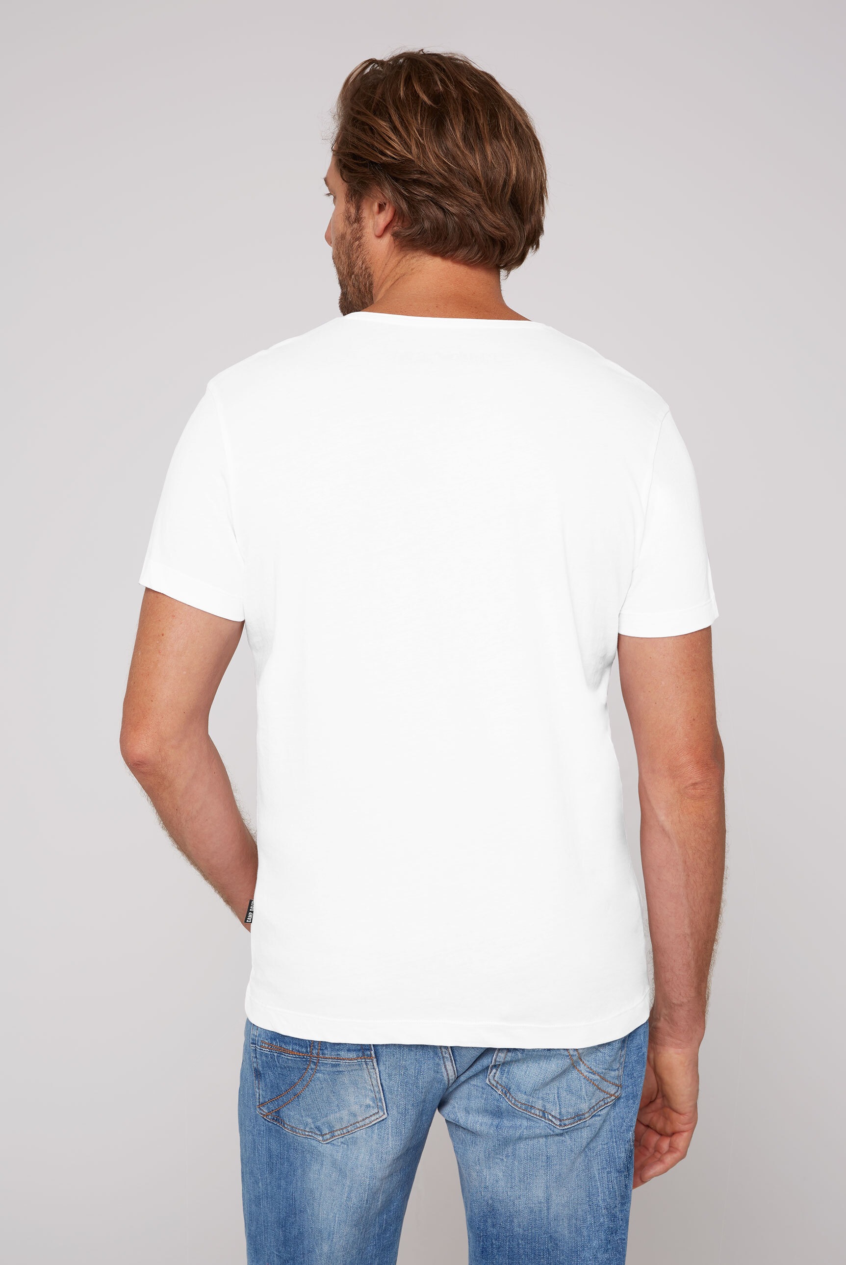 CAMP DAVID V-Shirt, aus Baumwolle