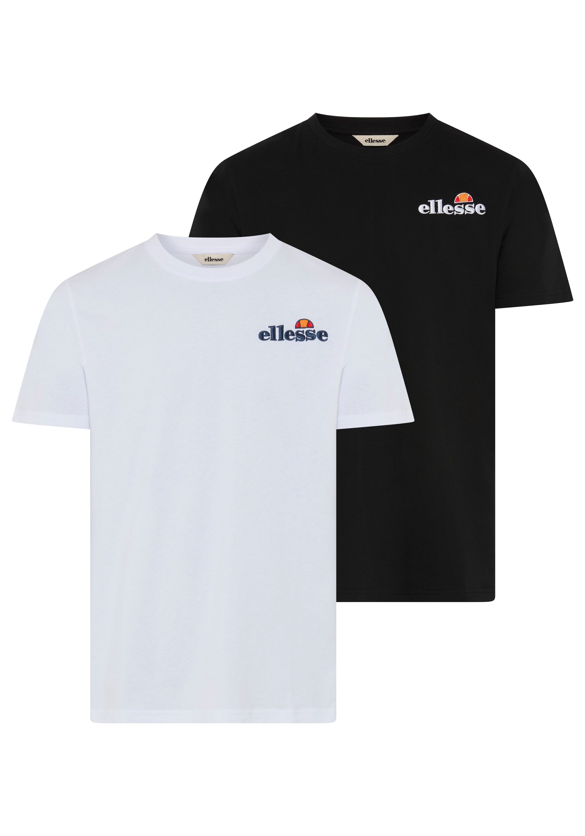 Ellesse T-Shirt "Packung" Packung, 2 Packung mit 2 Teilen, aus Baumwolle