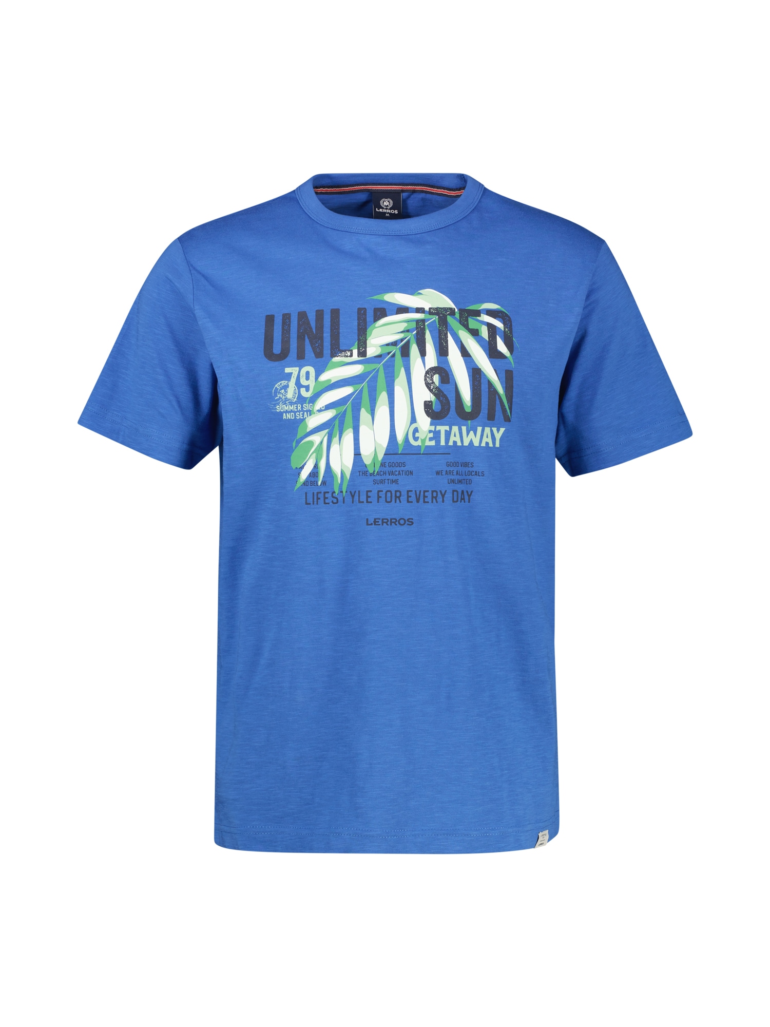 LERROS T-Shirt »LERROS Herren T-Shirt mit Brustprint«