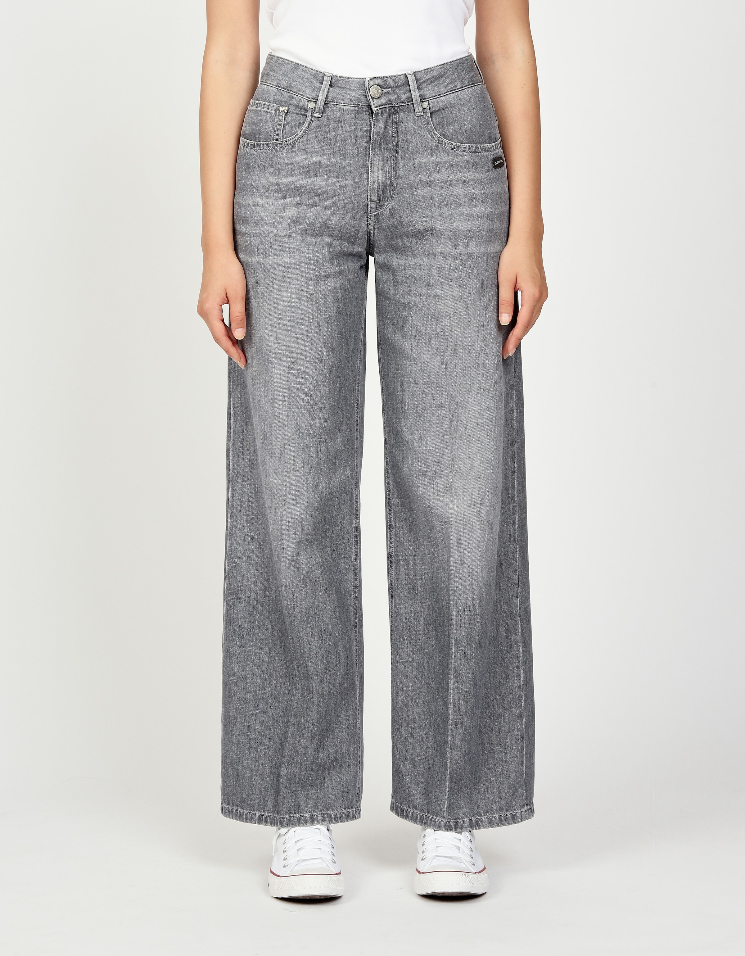 GANG Weite Jeans "94CARLOTTA", weiter Fit im bodenlangen Palazzo-Style günstig online kaufen