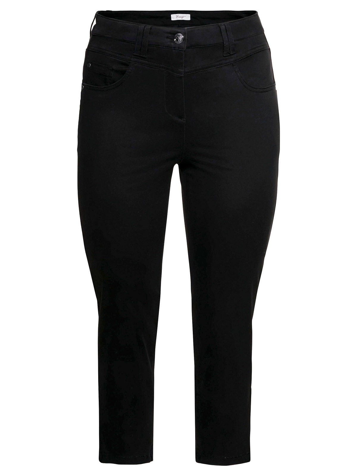 Sheego 7/8-Hose »Große Größen«, mit Schlitz am Saum, in elastischer Twill-Qualität