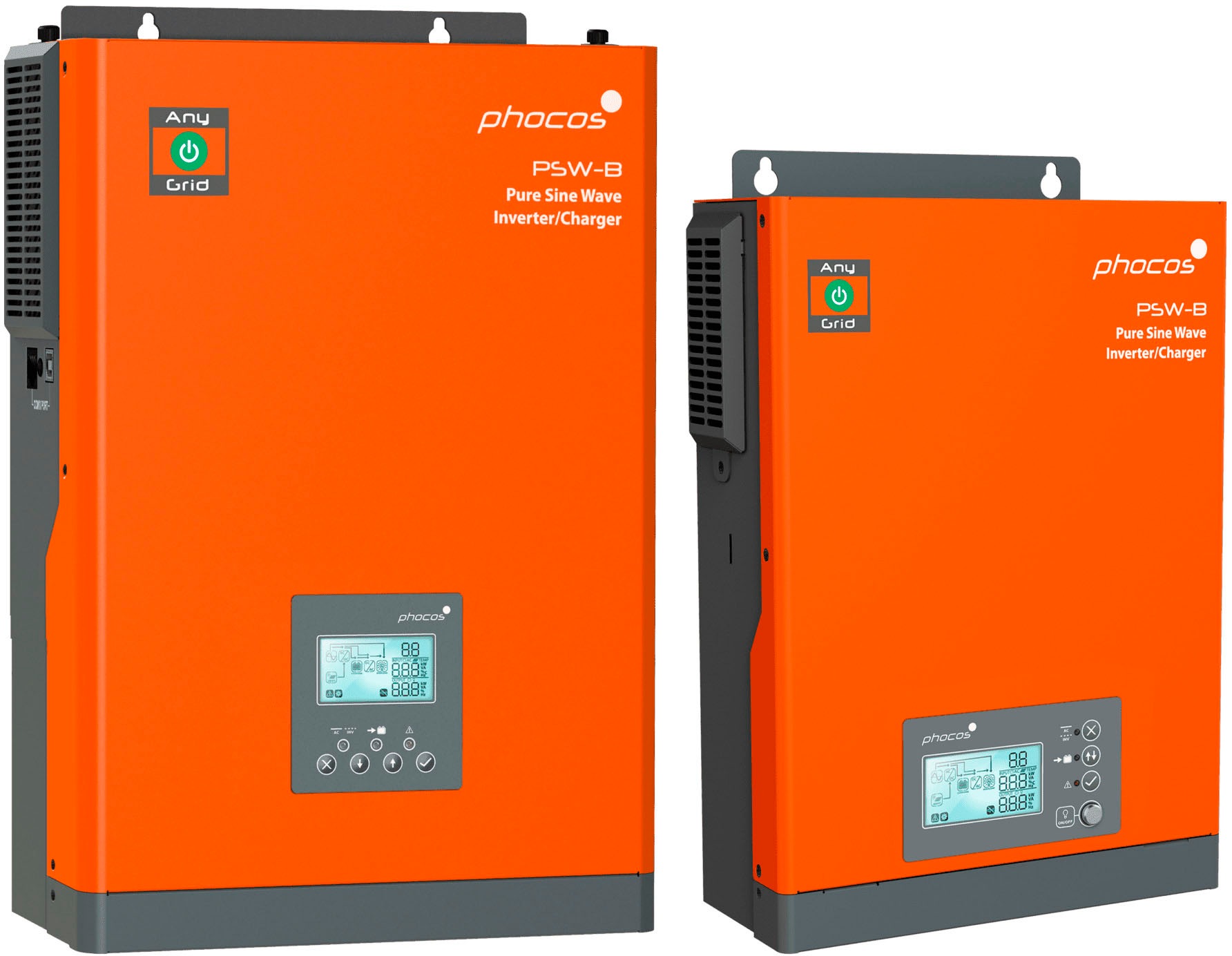 PHOCOS Wechselrichter "»Inverter / Hybrid Battery Charger Phocos PSW-B-3KW-230/24V«", B:31,4cm H:11,9cm L:46,4cmblau, Wandler, 3000 W, 24 VDC
