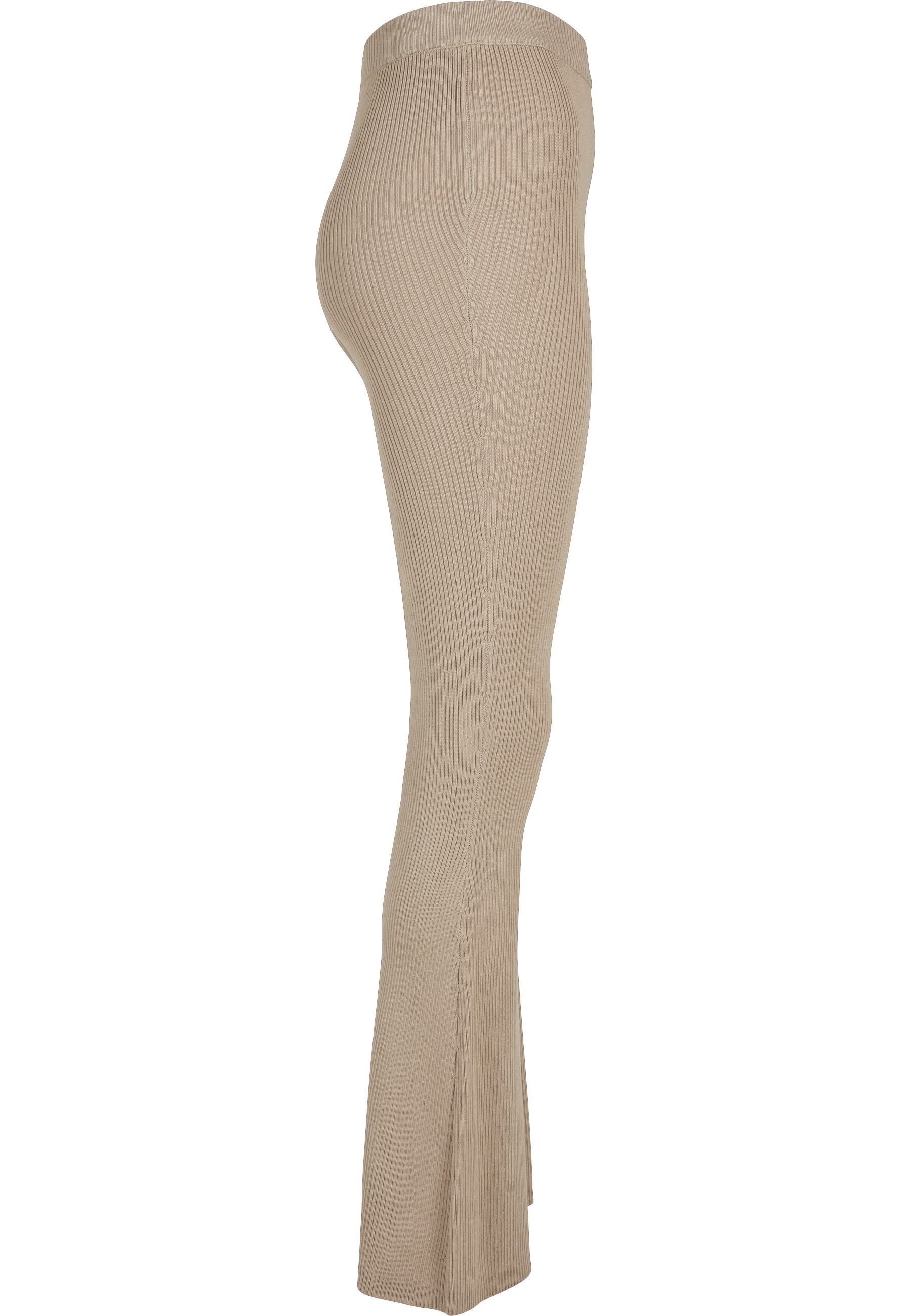 URBAN CLASSICS Leggings »Urban Classics Damen Ladies Rib Knit Bootcut Leggings«