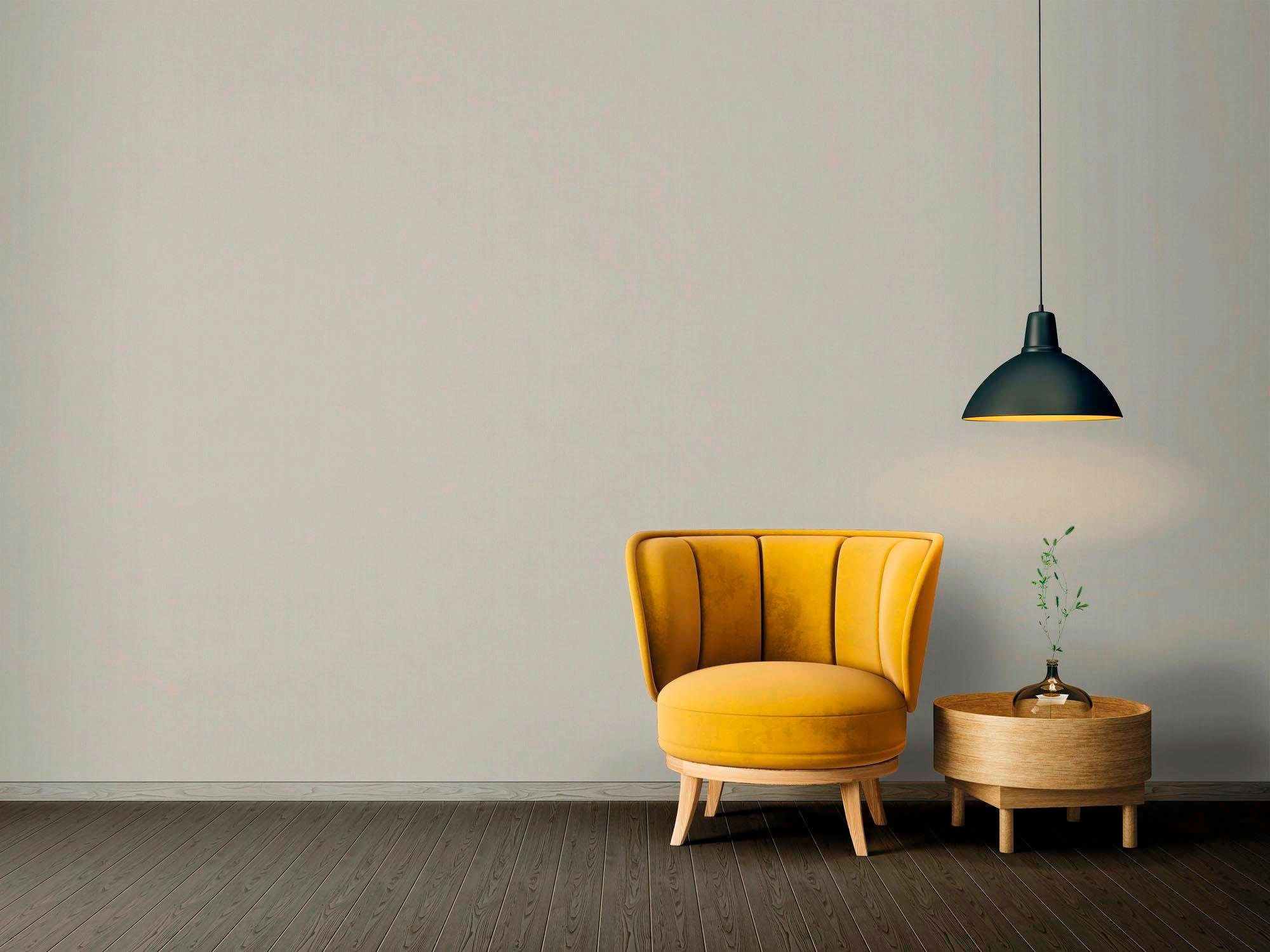 Architects Paper Vliestapete »Absolutely Chic«, unifarben-einfarbig-Strukturmuster, Designtapete Tapete Struktur Tapeten Wohnzimmer Schlafzimmer Küche