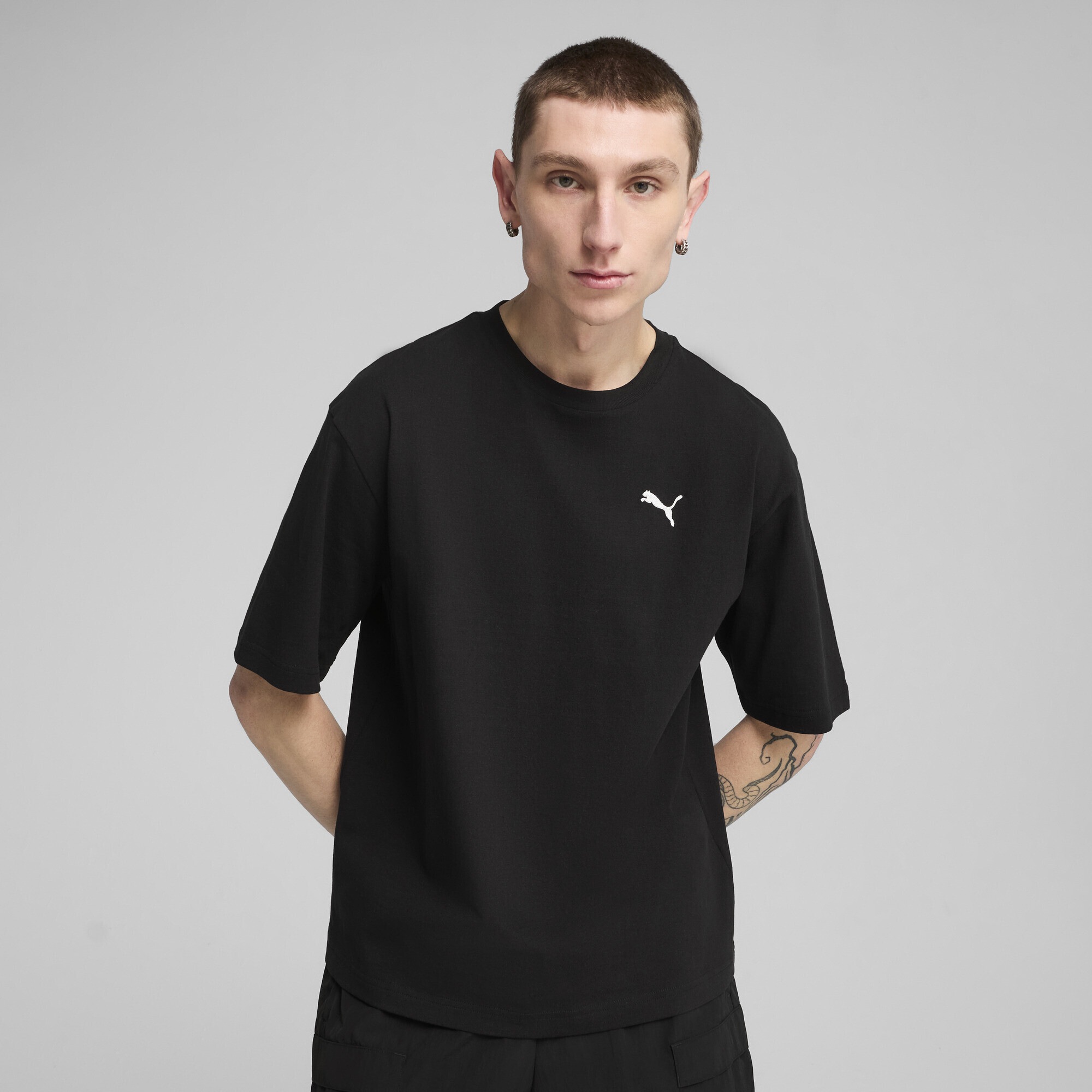 PUMA T-Shirt »WARDROBE ESS Boxy T-Shirt Herren«