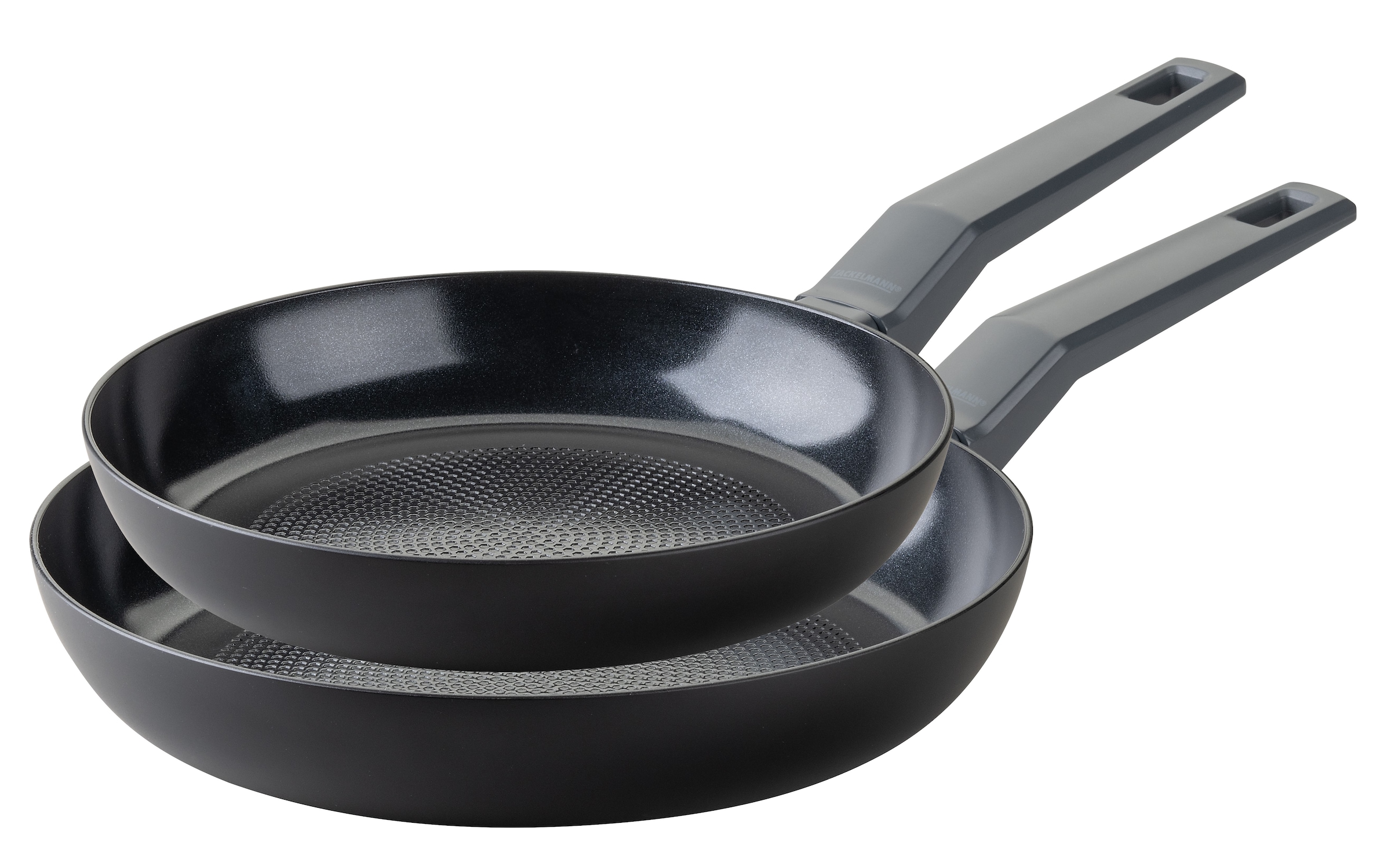 FACKELMANN Bratpfanne "Statement", Ø 28cm, schwarz, Pfannen, 2er Pfannenset Statement – Bratpfannen, Kochpfannen, Aluminium-Pfannen
