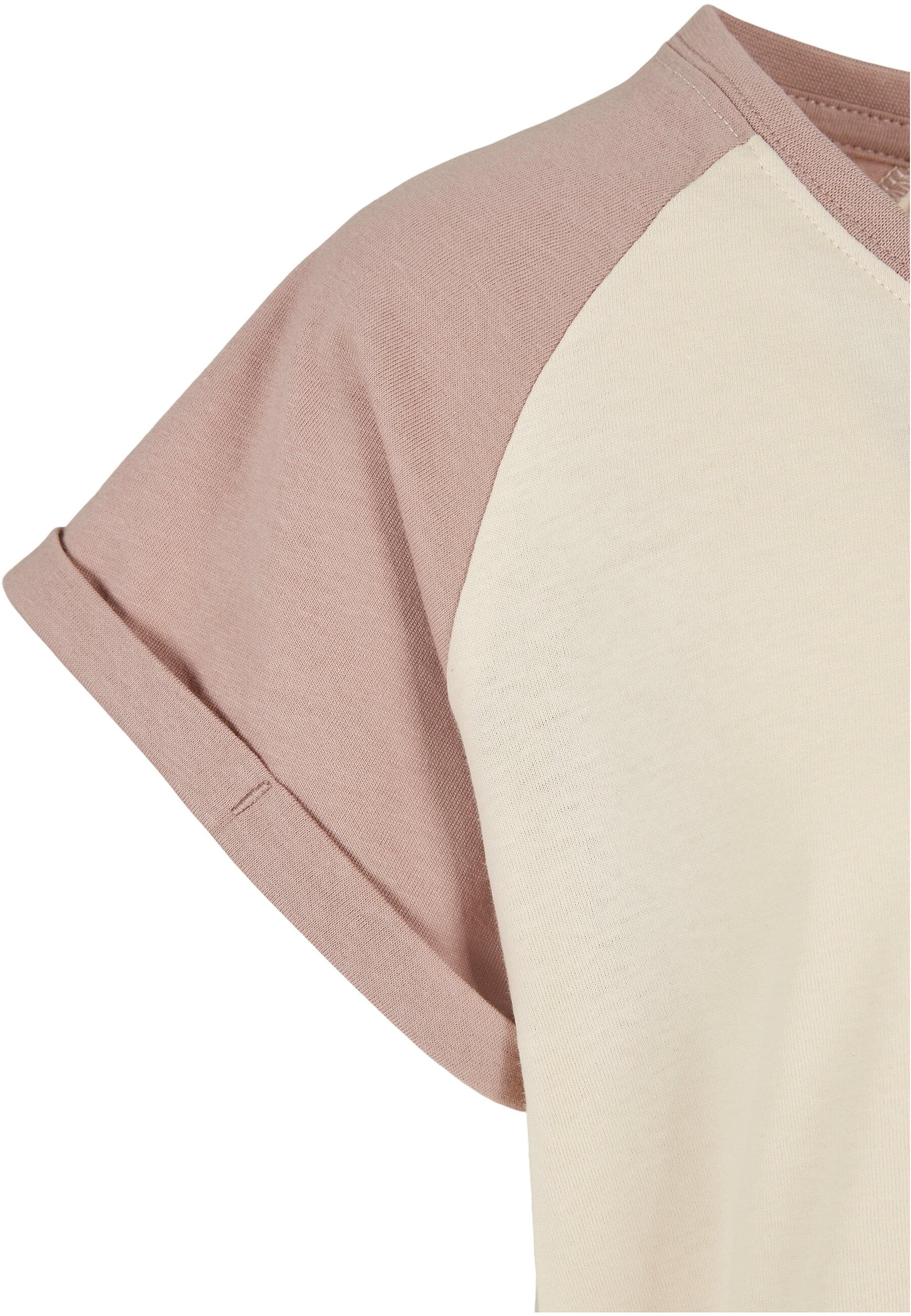 URBAN CLASSICS T-Shirt »Urban Classics Damen Girls Contrast Raglan Tee«, (1 tlg.)