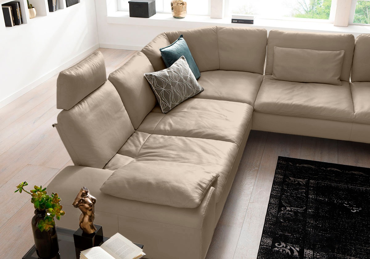 W.SCHILLIG Ecksofa "valentinoo, Designsofa, elegant und bequem, L-Form", (S günstig online kaufen