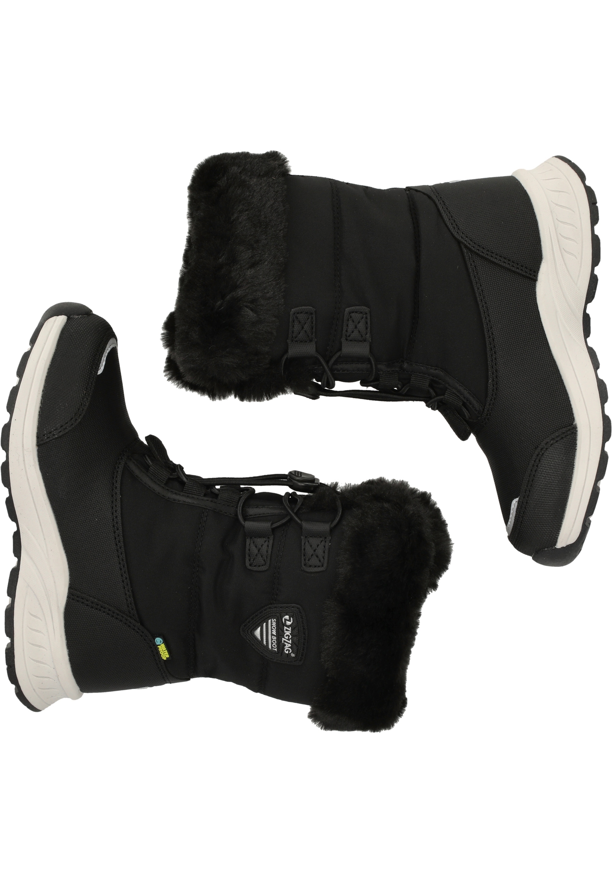 ZIGZAG Stiefel »Wesend«, mit bequemem Kunstfellbesatz und Allwetterprofil