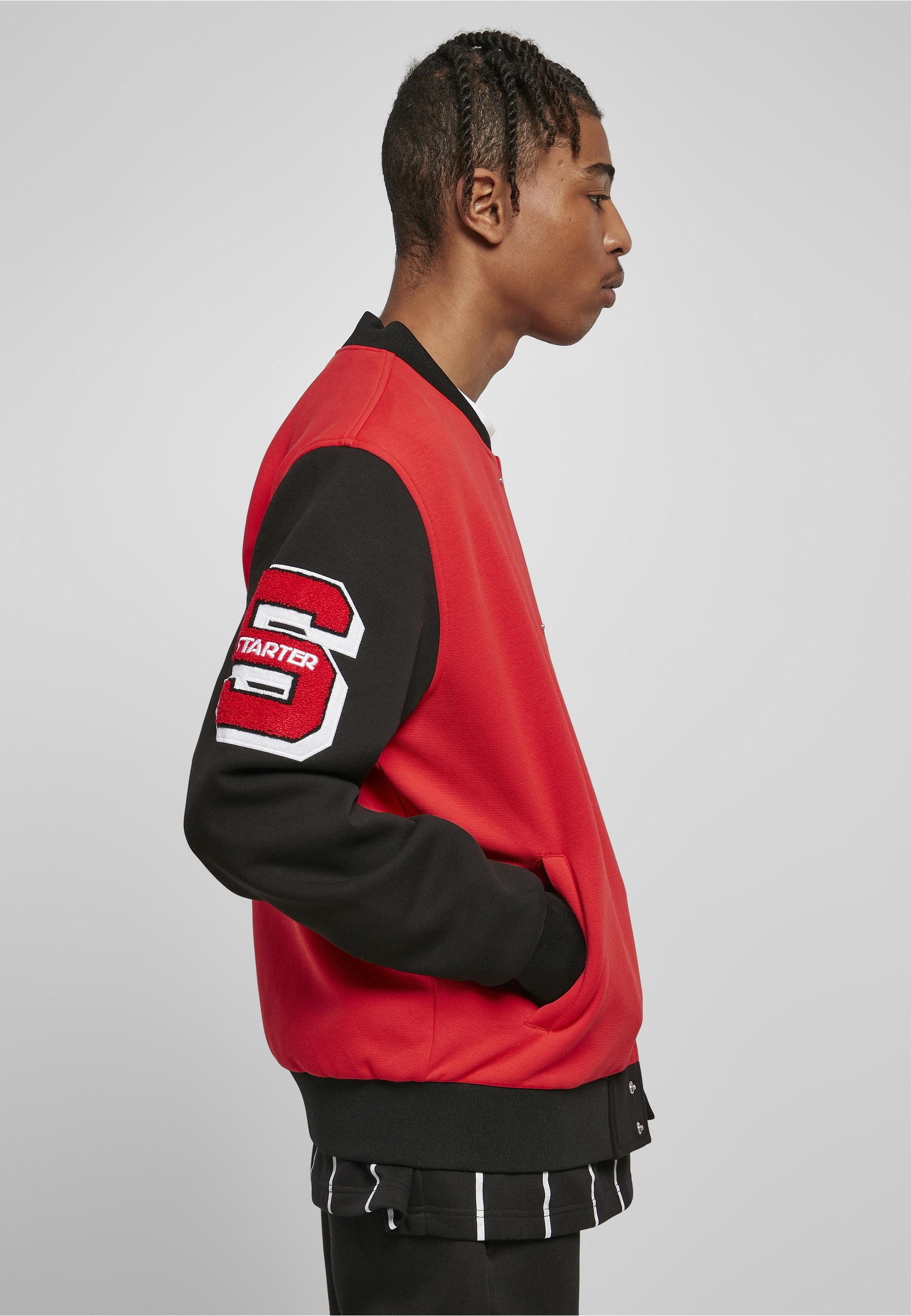 Starter Black Label Collegejacke »Starter Black Label Herren Starter 71 College Jacket« 1 Stk. tlg. ohne Kapuze