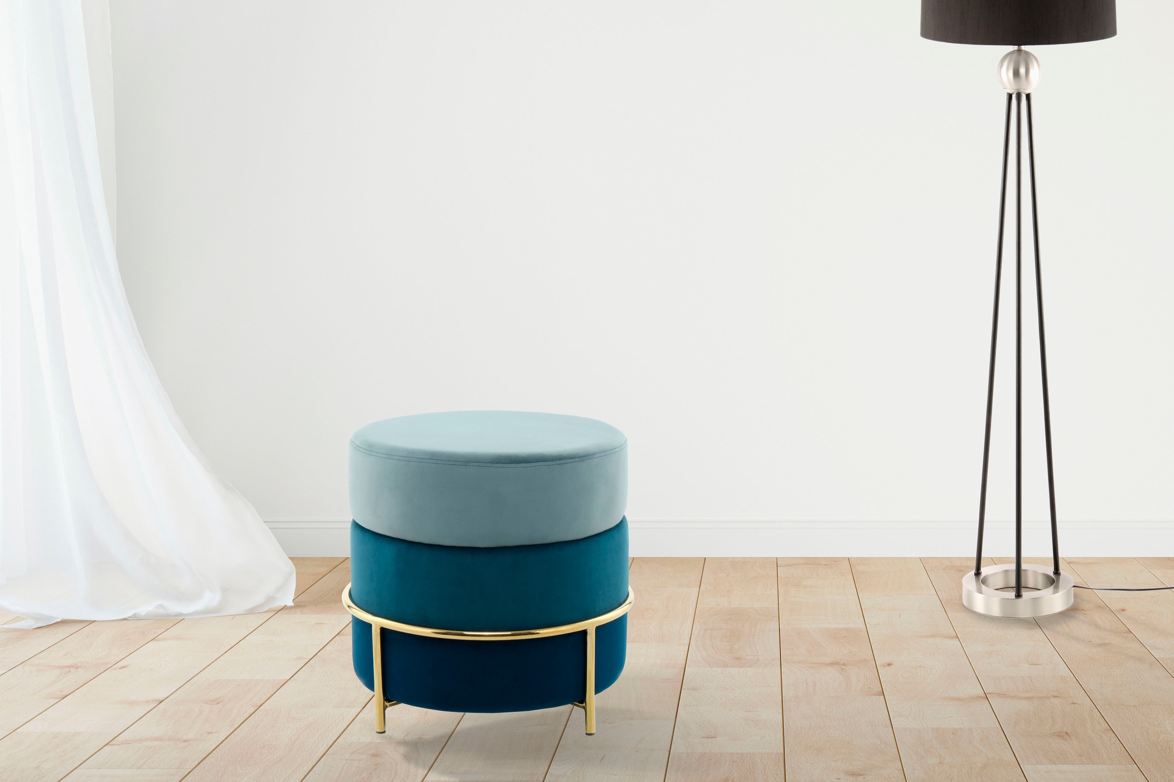 Kayoom Sitzhocker "Hocker Matilda 125, Komfortable runde Form, Gemütlicher günstig online kaufen