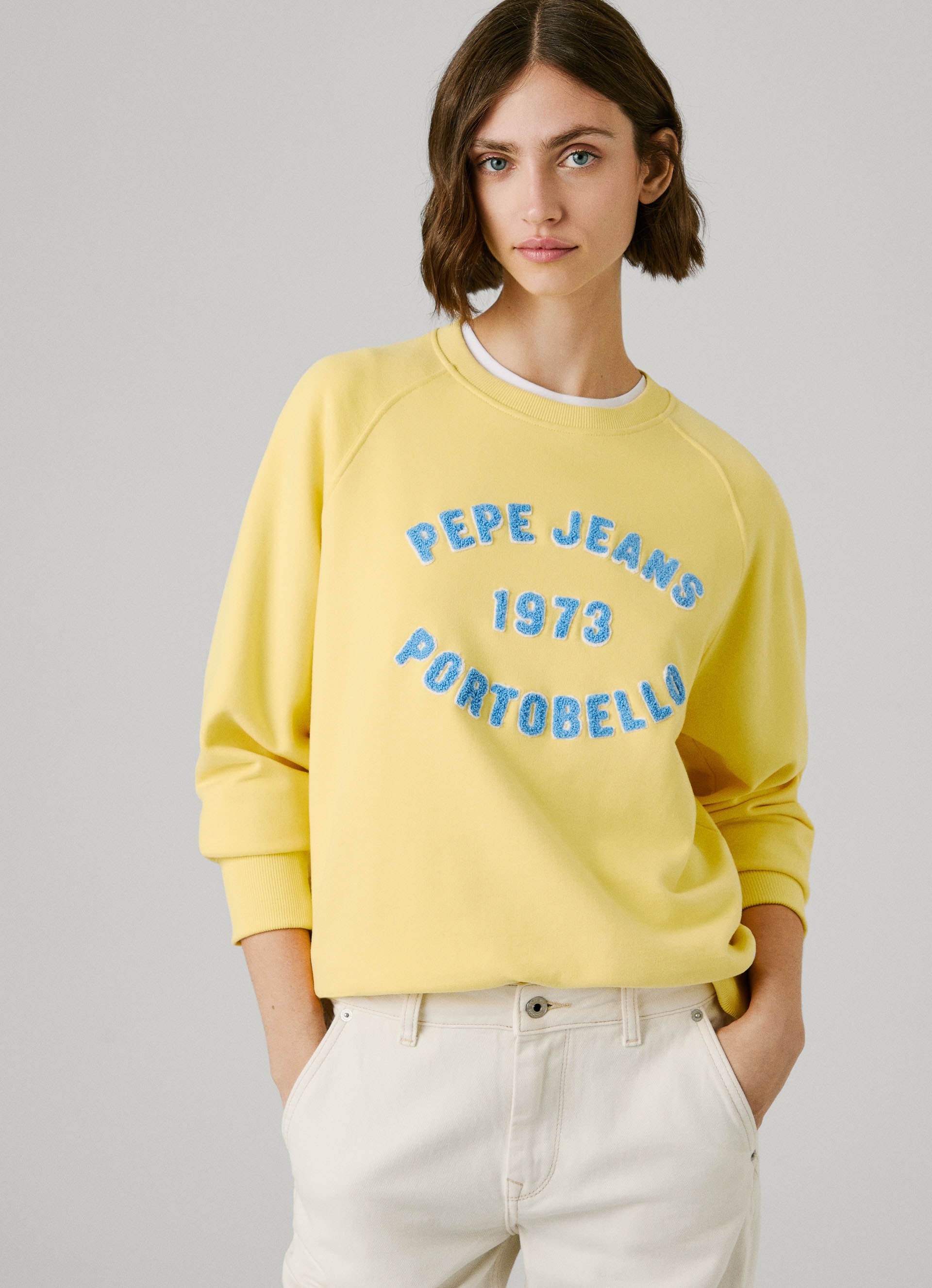 Pepe Jeans Sweatshirt »BAIA«, Rundhals, Baumwollmix
