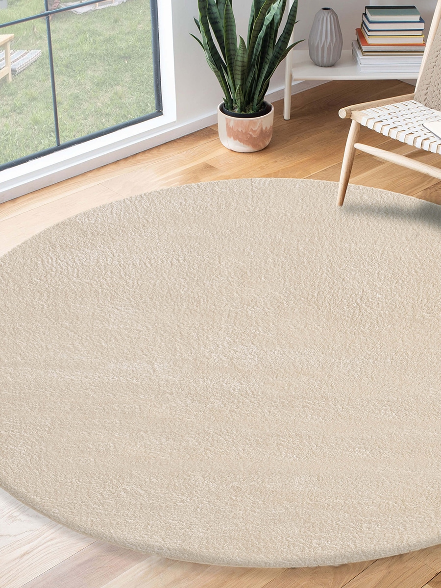 the carpet Teppich "kuschelig & Super Soft, Anti-Rutsch Unterseite," rund 16 mm Höhe Waschbar bis 30 Grad, Felloptik, Wohnzimmer Teppich, Kundenliebling