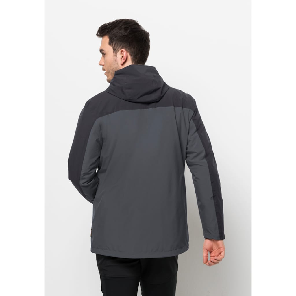 Jack Wolfskin 3-in-1-Funktionsjacke »FELDBERG 3IN1 JKT M«, (2 teilig), mit Kapuze